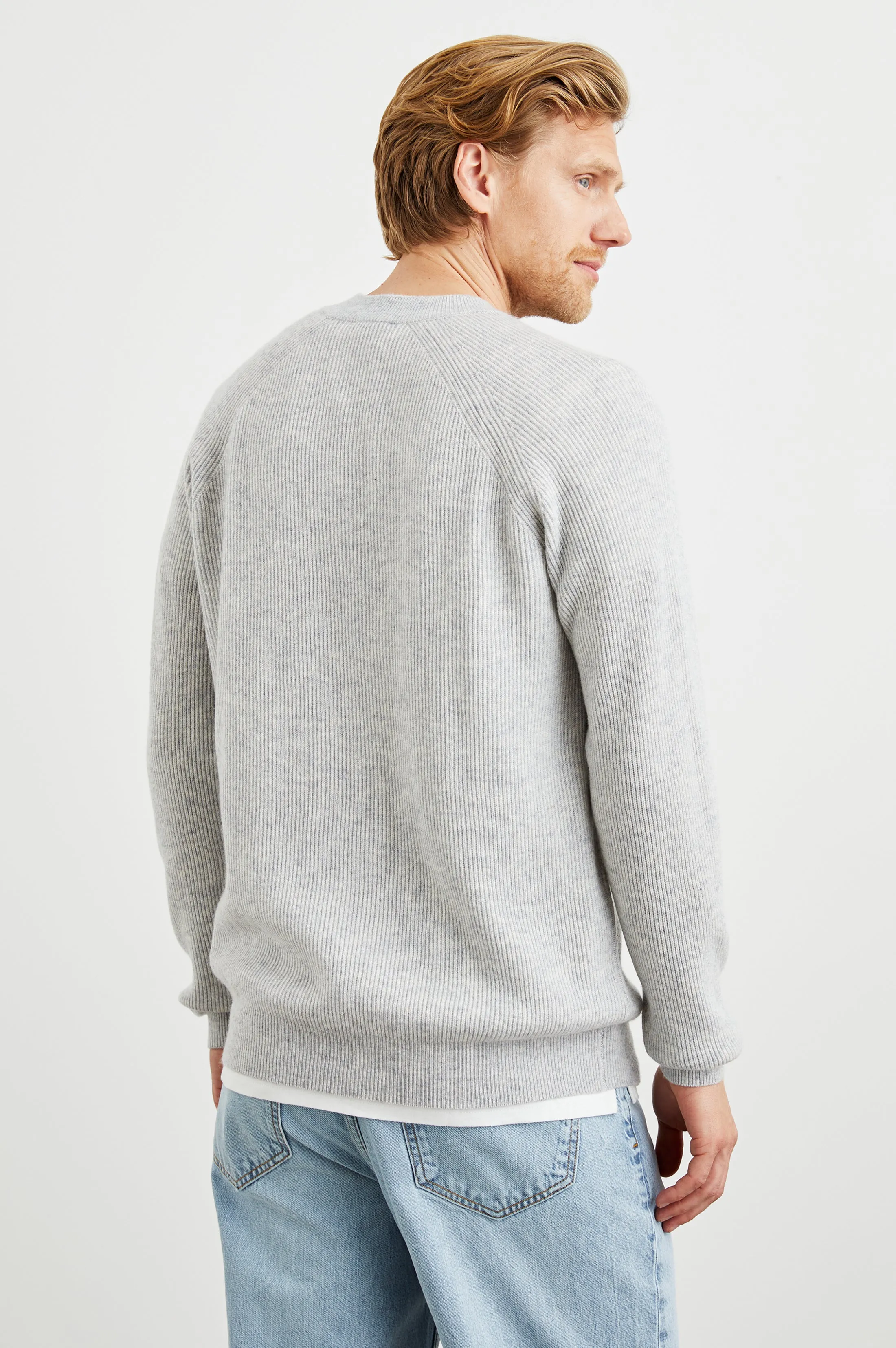 ANSEL SWEATER - GREY MELANGE