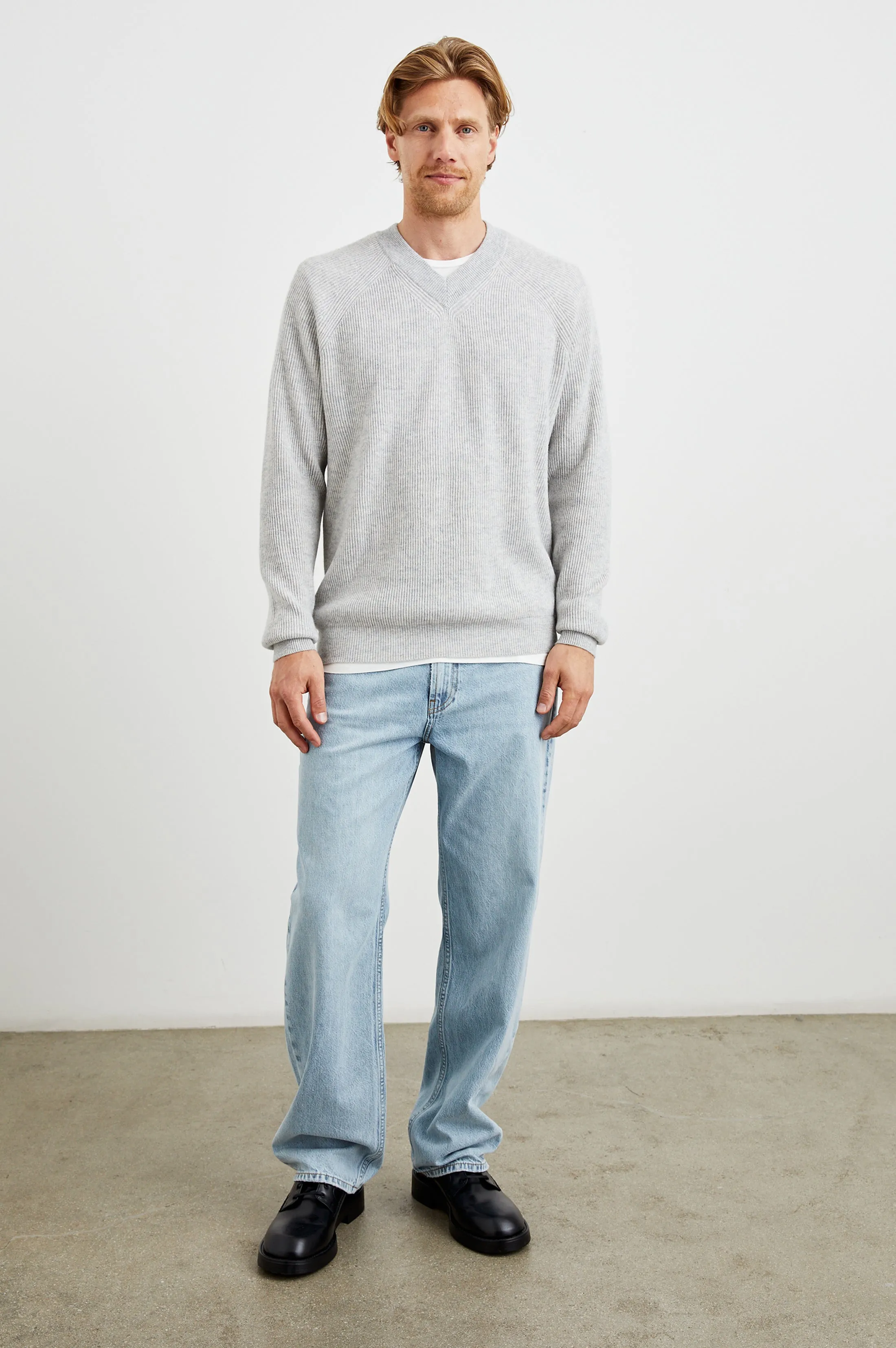 ANSEL SWEATER - GREY MELANGE