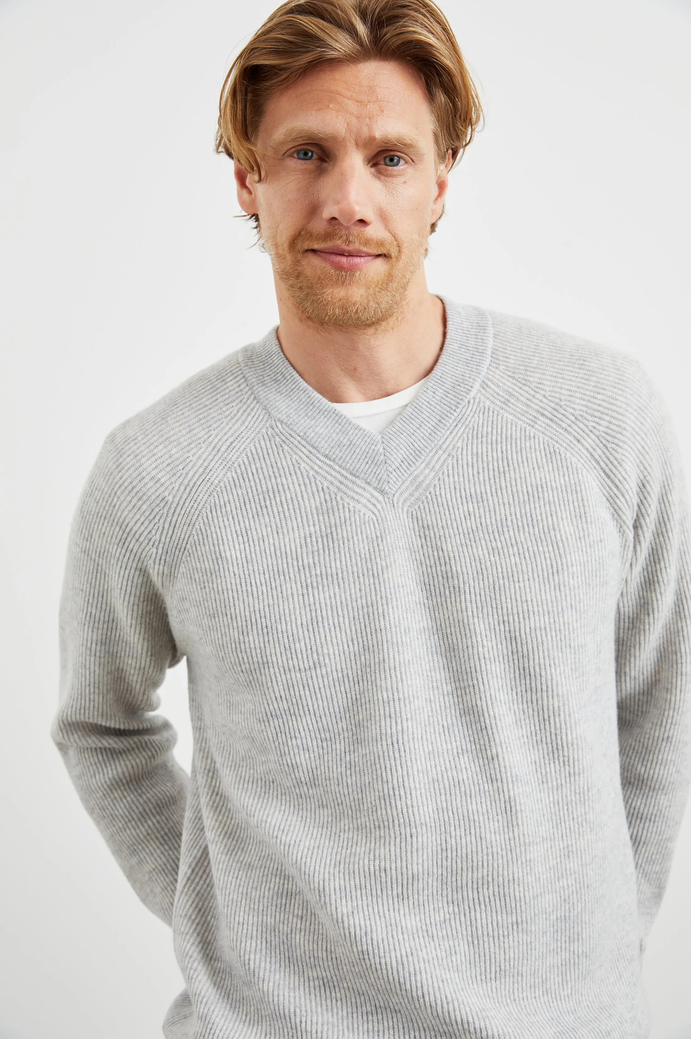 ANSEL SWEATER - GREY MELANGE