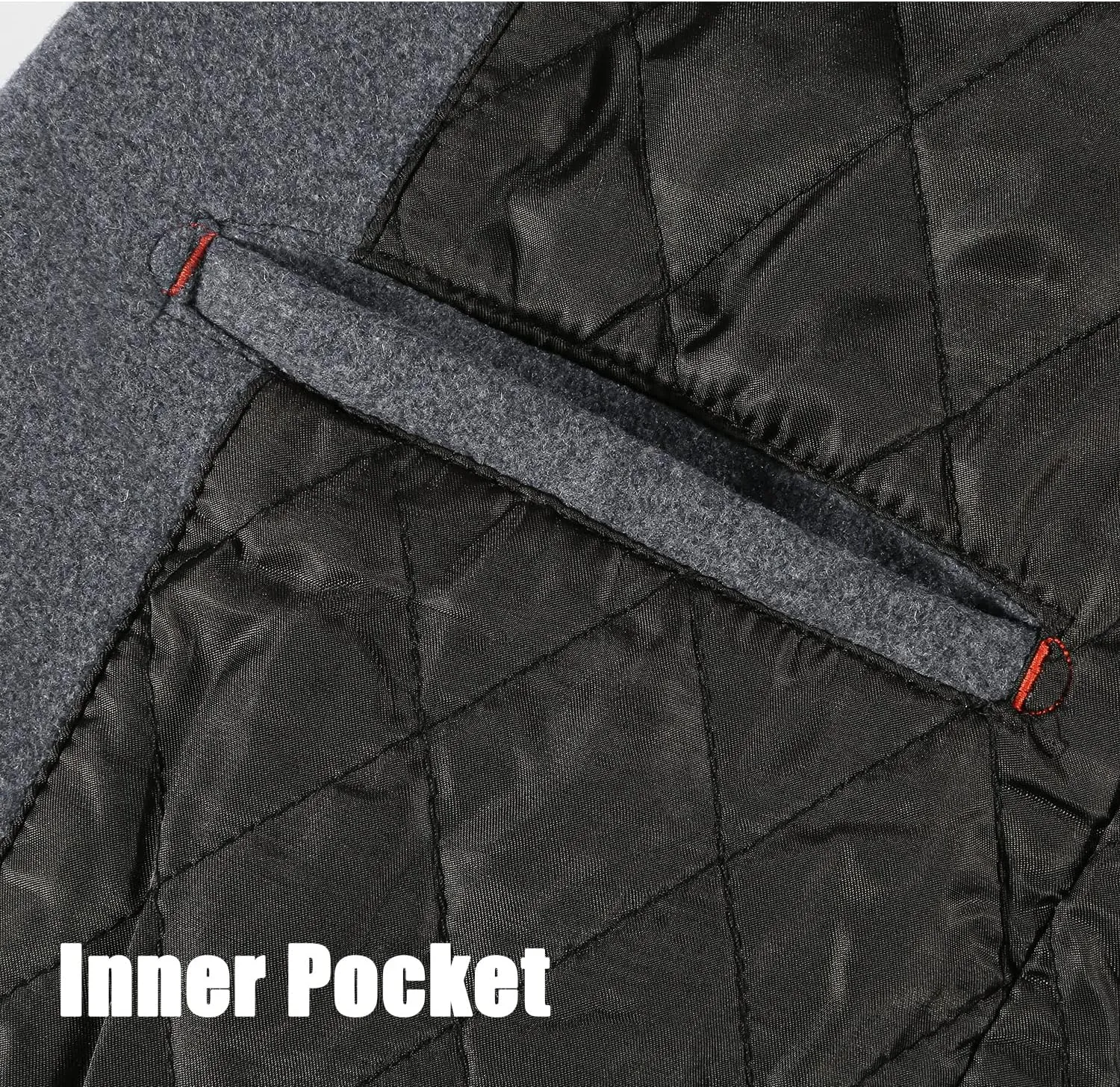 APTRO Men's Luxury Full Length Trench Coat Long Wool Overcoat Winter Windbreaker