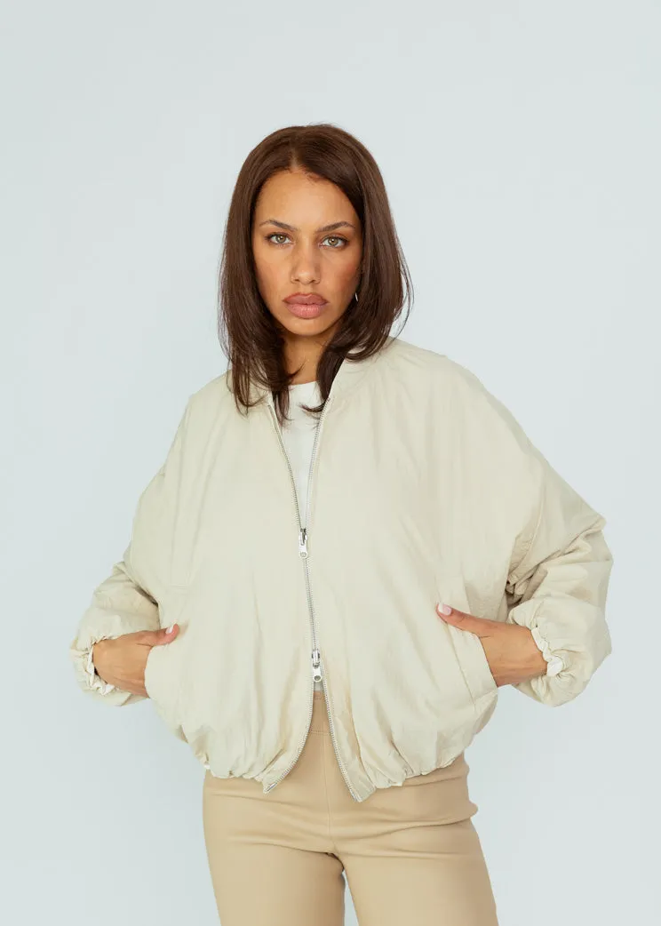 Arma Ecru Nova Lamb Reversible Jacket
