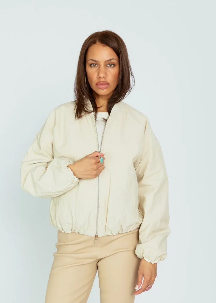 Arma Ecru Nova Lamb Reversible Jacket