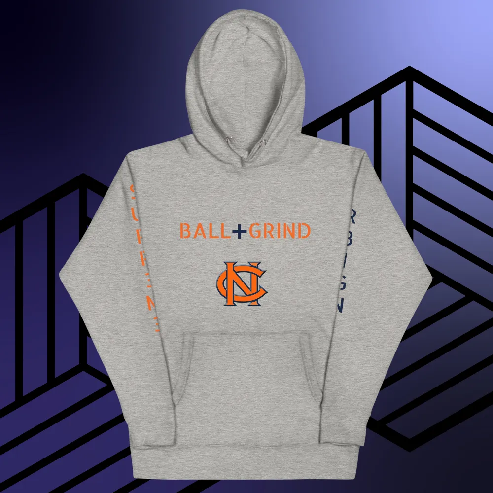 BALL GRIND: R3IGN SUPR3M3 CN Talons Up Premium Blk/Navy/Org Hoodie