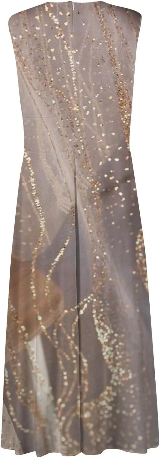 Beach Dresses for Women,Spring Summer Trendy Elegant V Neck Wrap Floral Boho Dress Flowy Ruched Hawaiian Maxi Dress