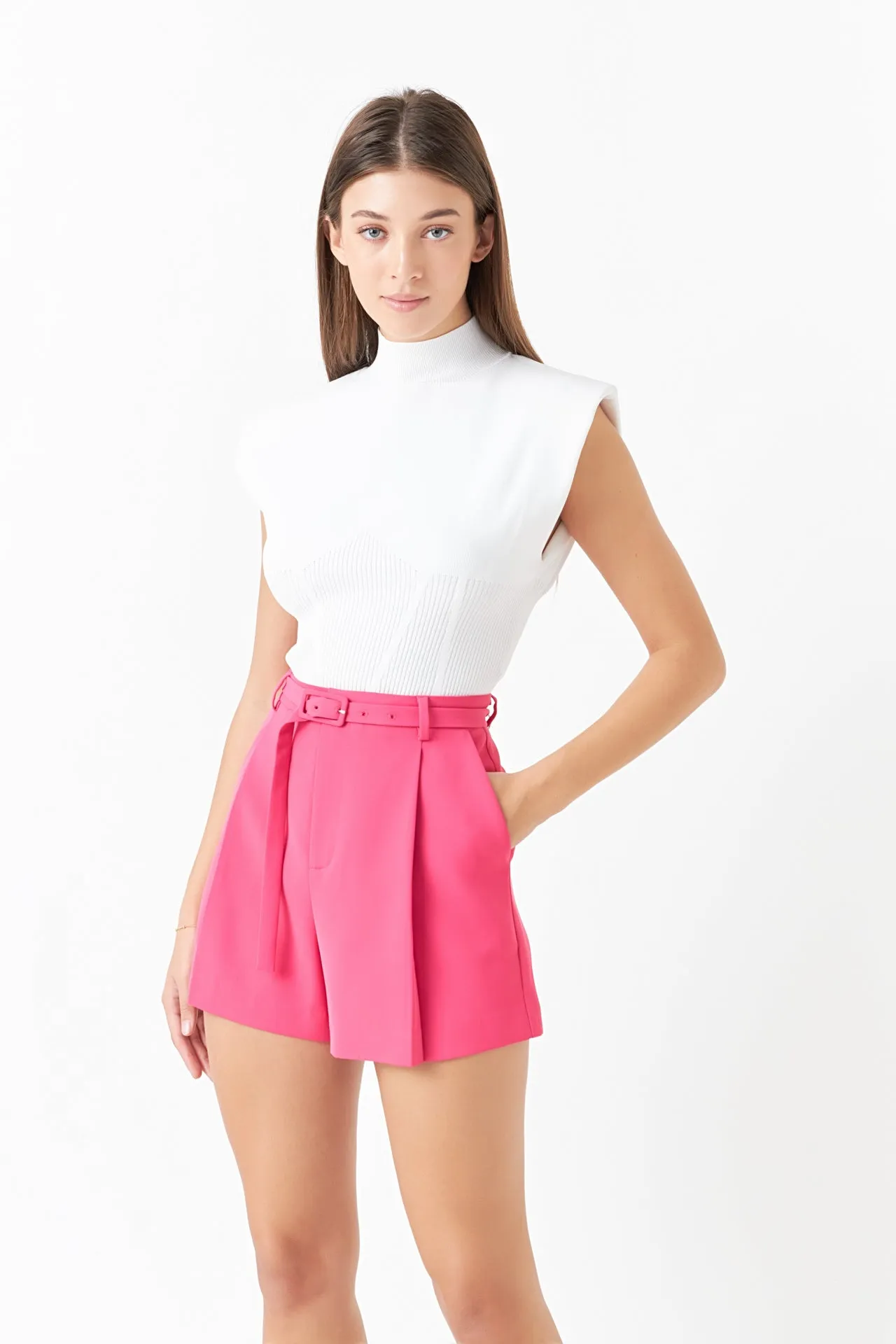 Belted Shorts