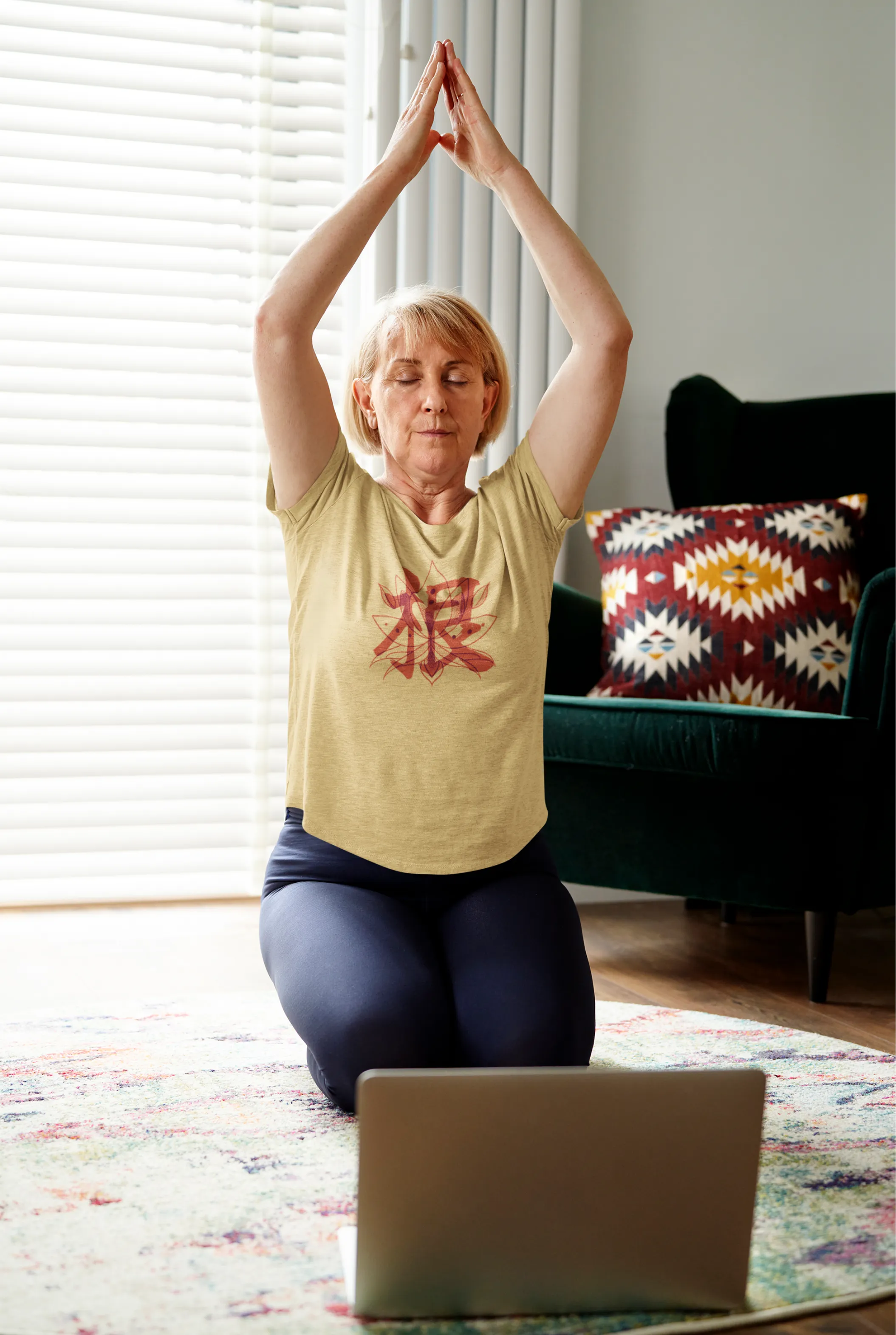 Blossom Zen Lotus Printed T-shirt for women