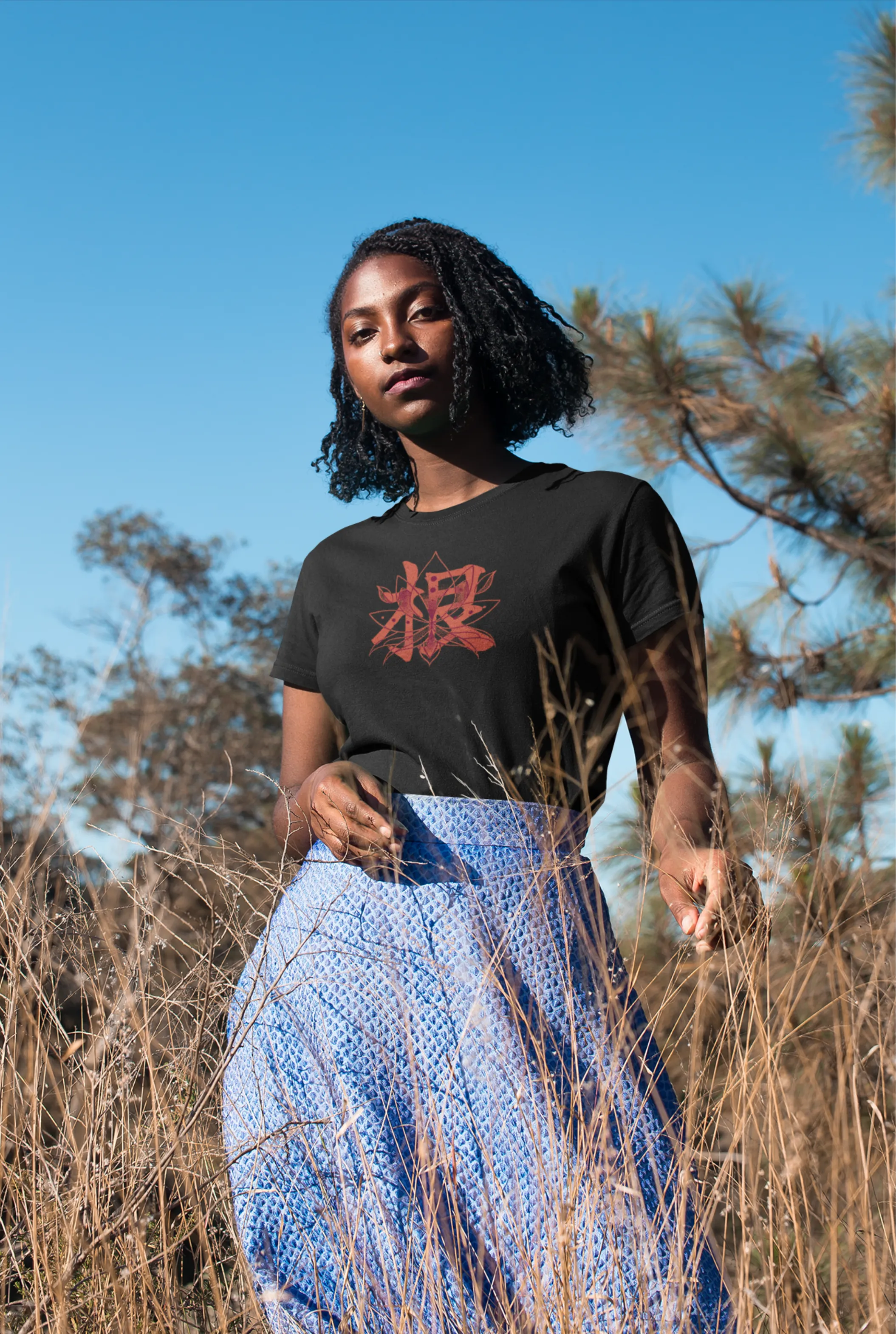 Blossom Zen Lotus Printed T-shirt for women