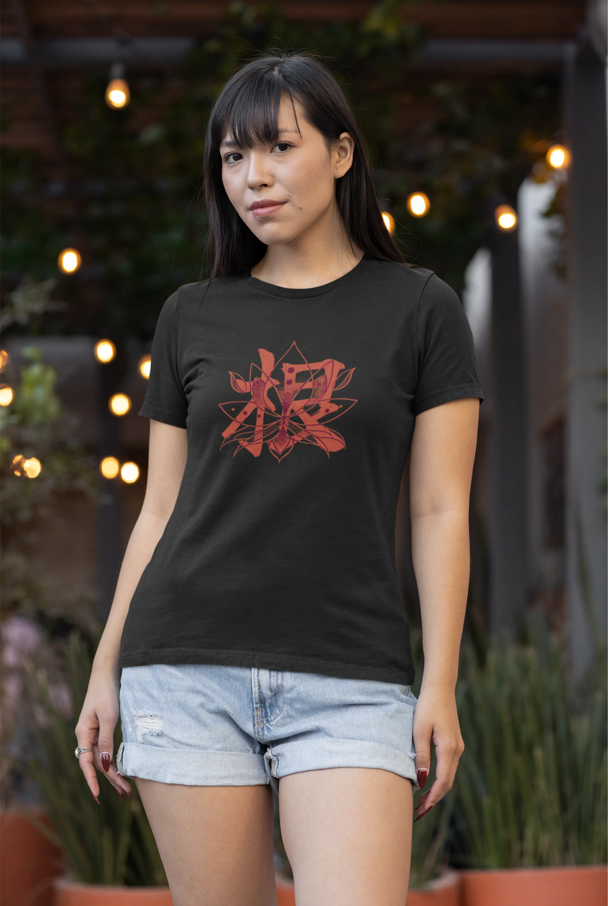 Blossom Zen Lotus Printed T-shirt for women