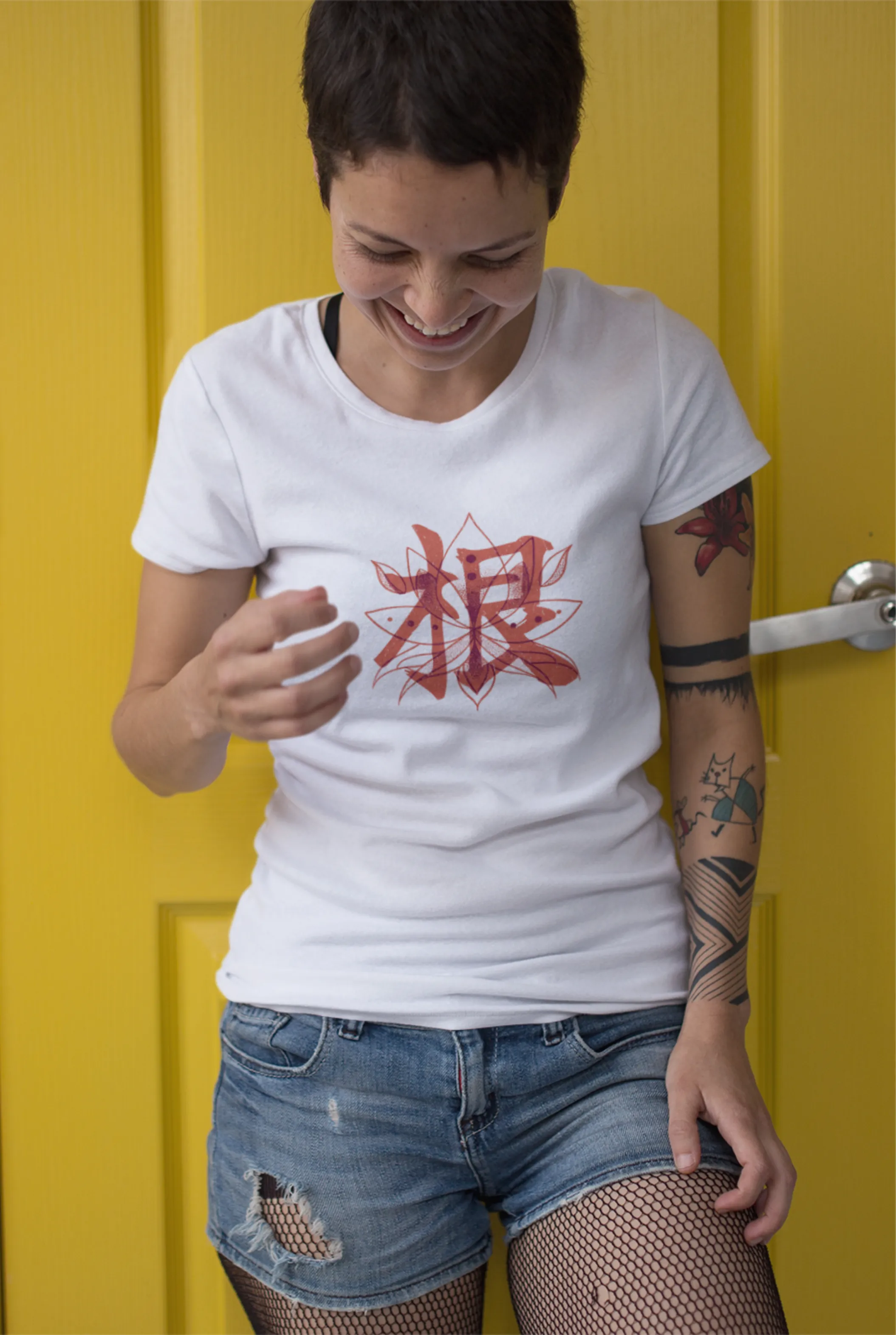 Blossom Zen Lotus Printed T-shirt for women