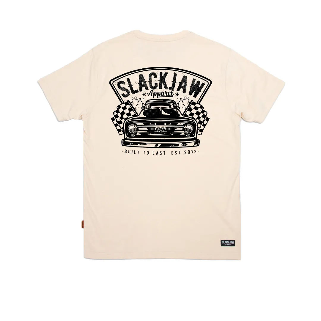 Built To Last T Shirt - Bone