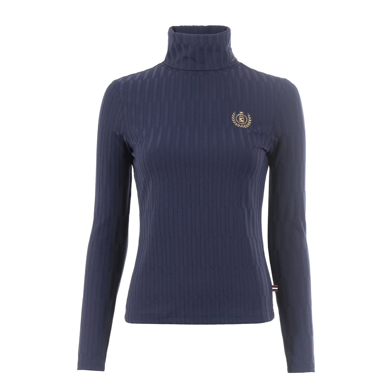 Cavallo CavalLeela Ladies Long Sleeve Turtleneck Shirt, Night Shadow