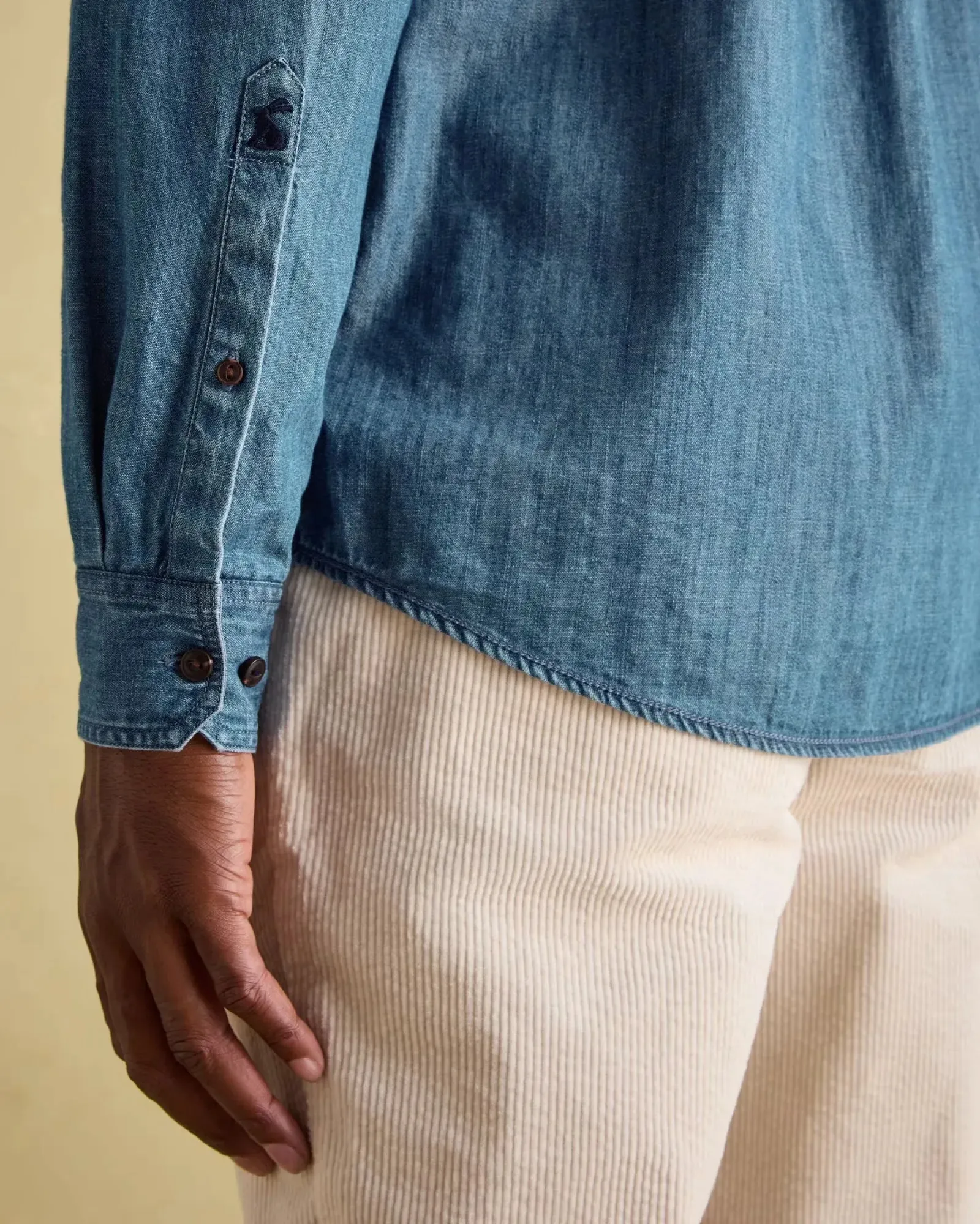 Chambray Blue Classic Fit Shirt