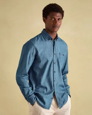 Chambray Blue Classic Fit Shirt