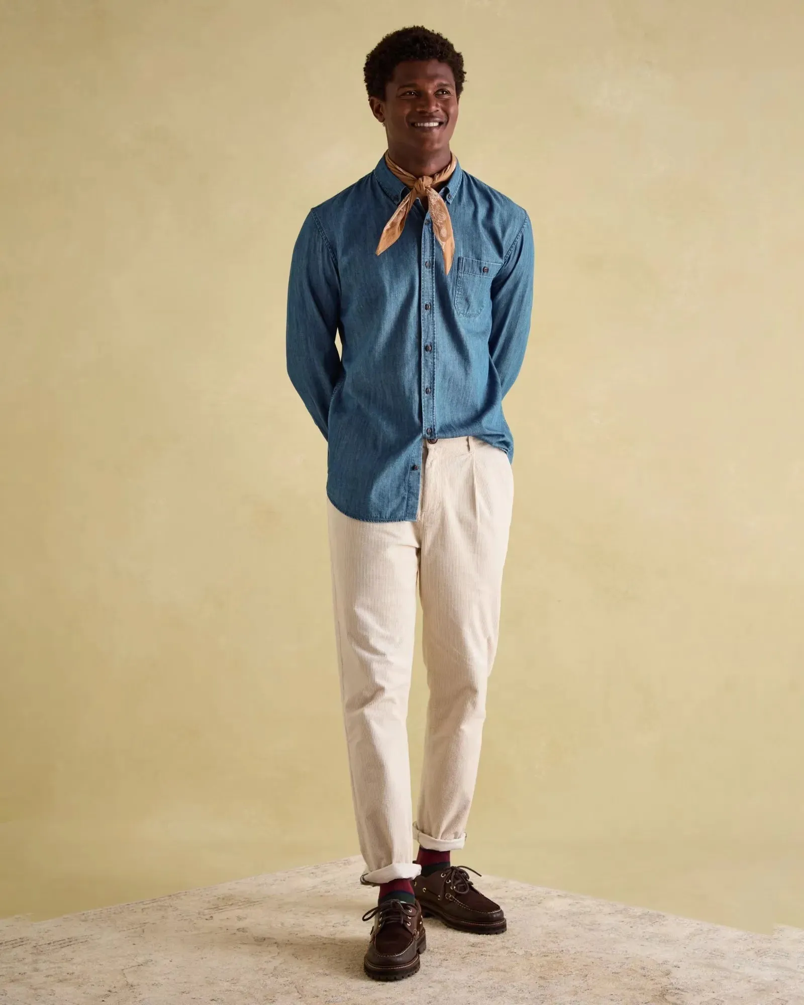 Chambray Blue Classic Fit Shirt