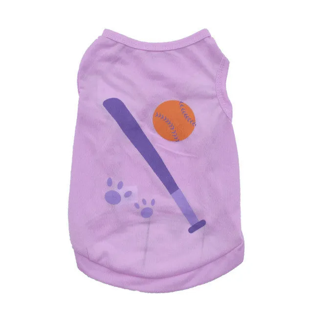 Cute Cat Vest Pet Clothes Spring Shirt Soft Cotton Clothing for Small Pets 15