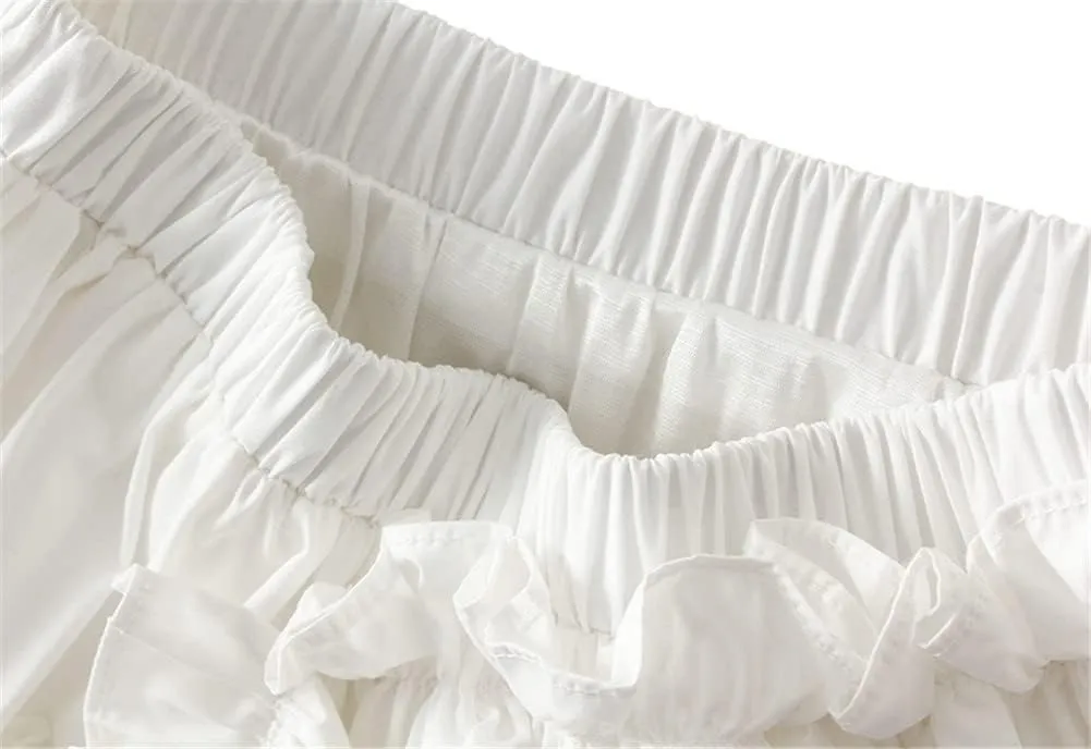 Design Irregular Skirt with Flower Women Tulle Summer Midi Skirt