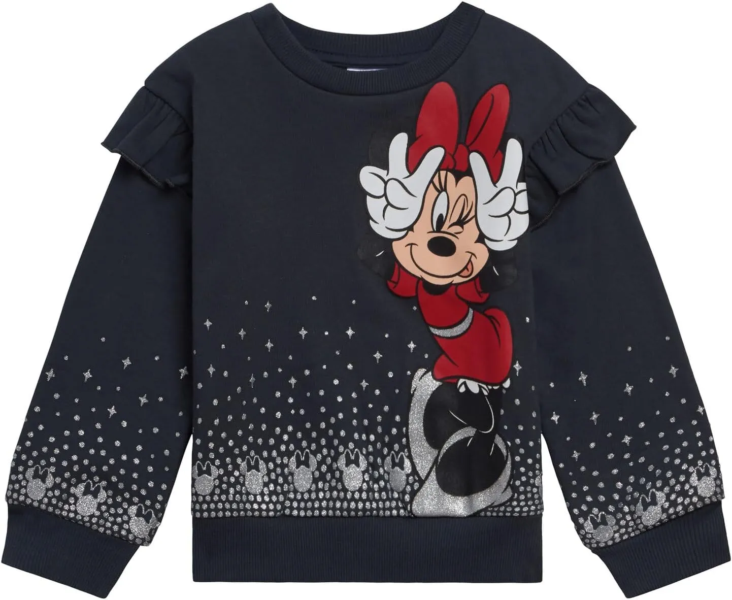 Disney Minnie Mouse Fleece Sweatshirt and Leggings Outfit Set Infant to Big Kid Sizes (18 Months - 14-16)