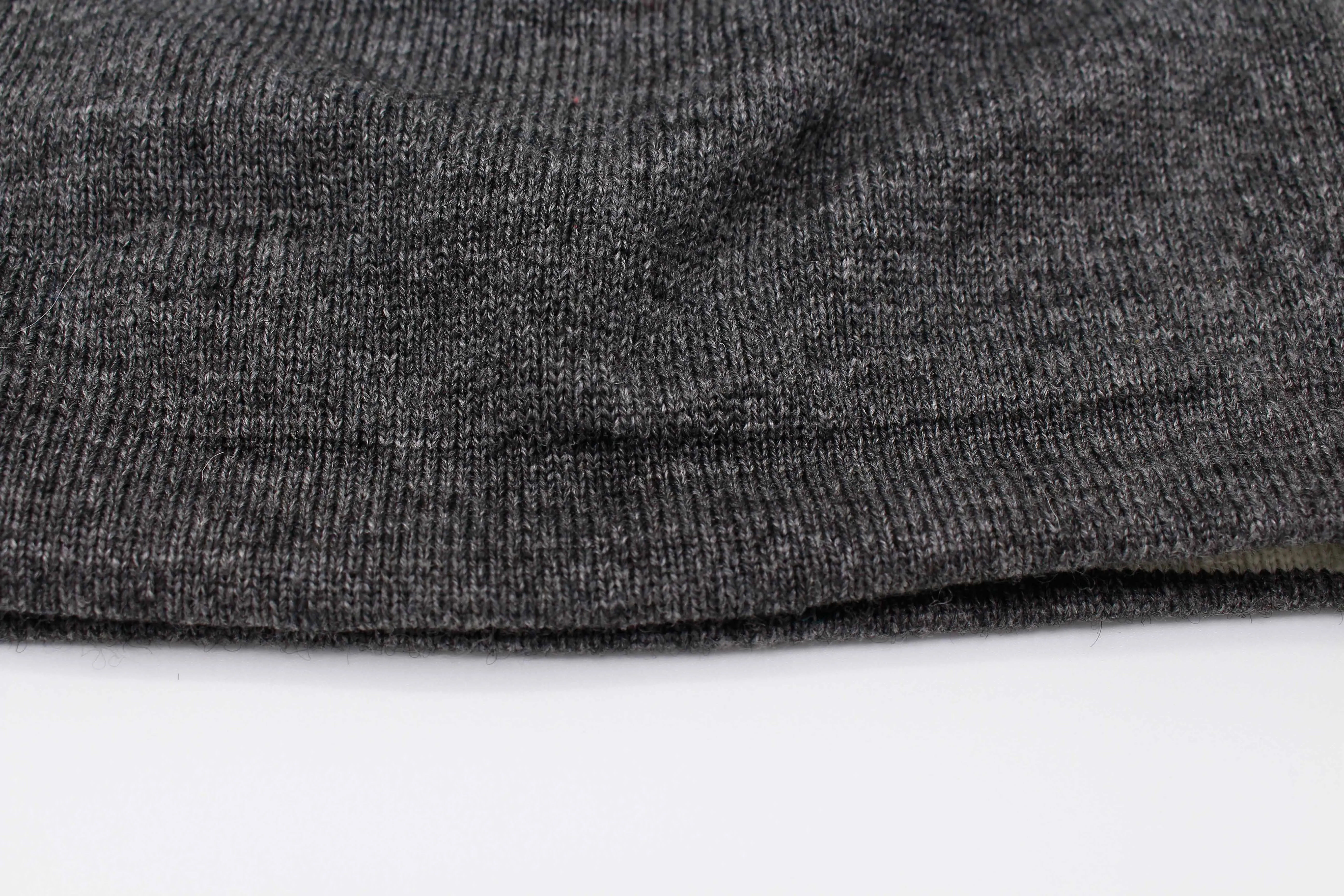 Double Sided Dark Gray & White Unisex Cashmere Cap/Beanie