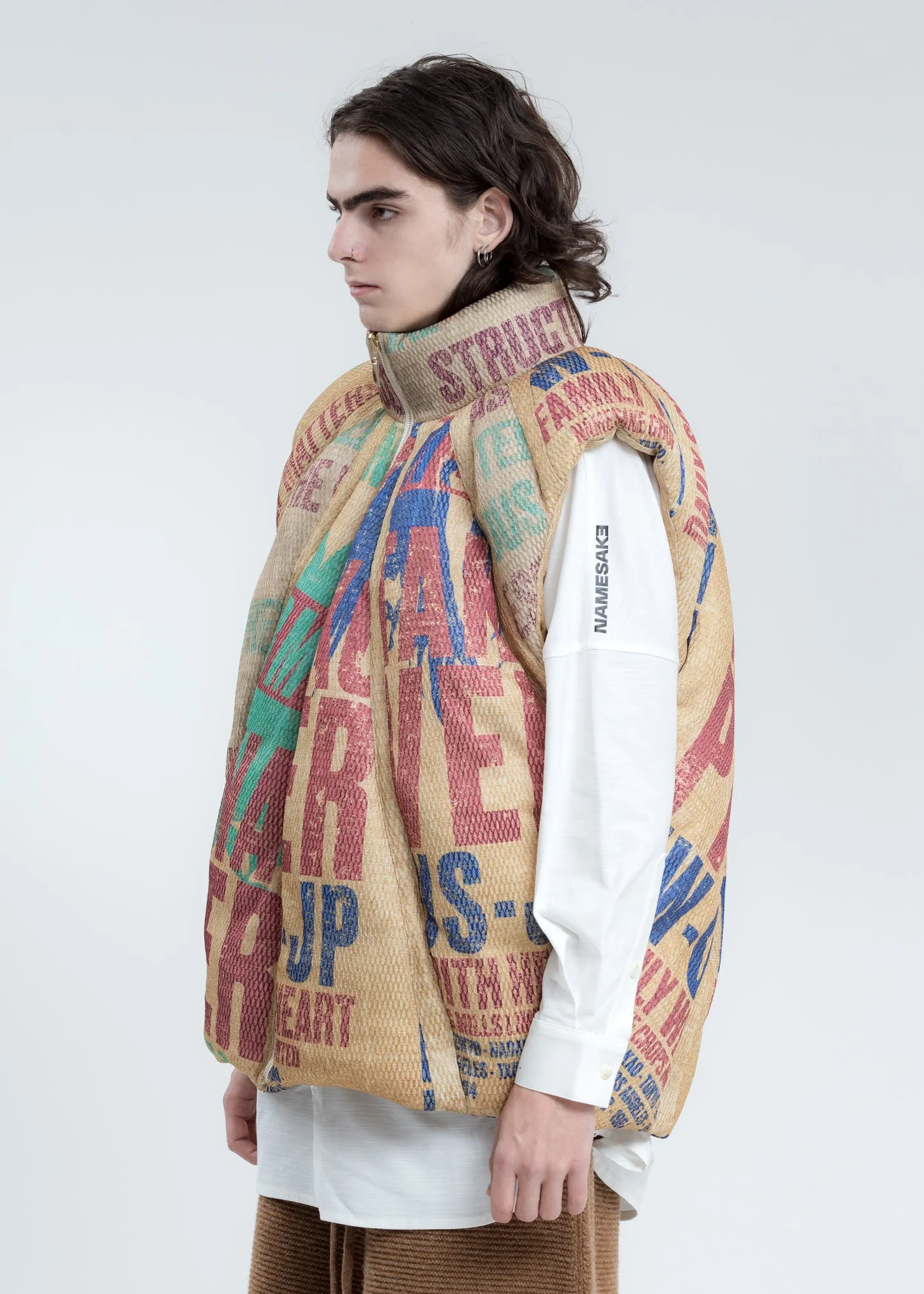 Durham Panelled Down Vest