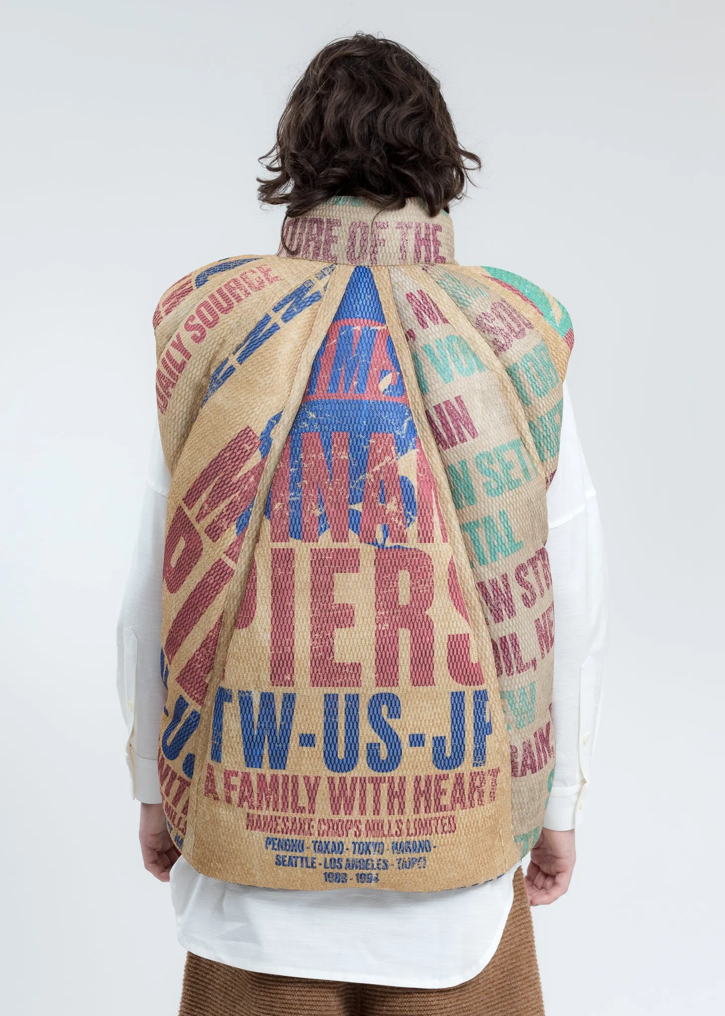 Durham Panelled Down Vest