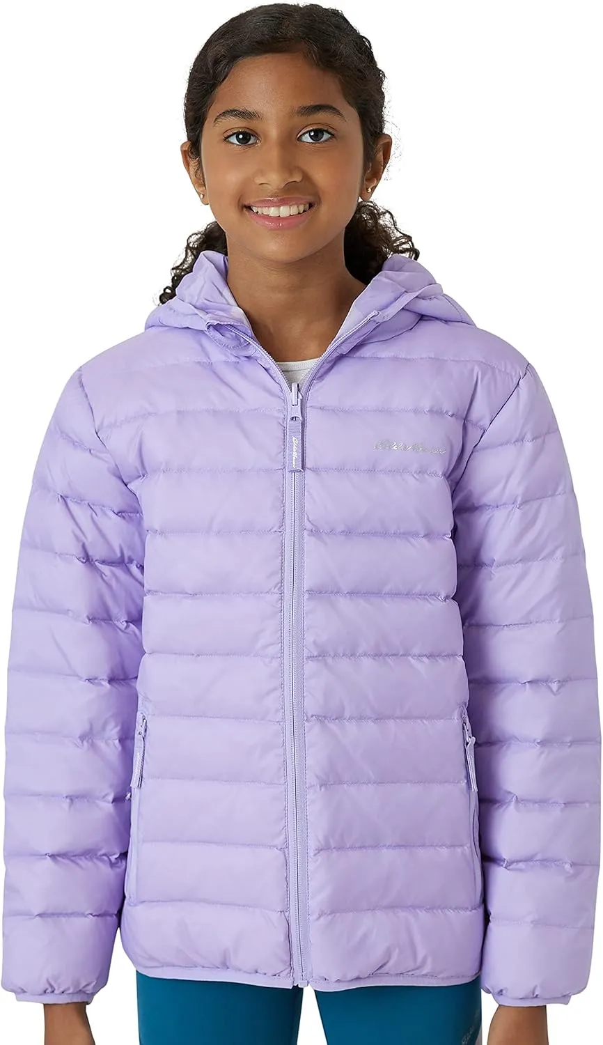 Eddie Bauer Girls' Jacket - CirrusLite Weather Resistant Down Coat for Girls - Insulated Quilted Bubble Puffer (3-20)