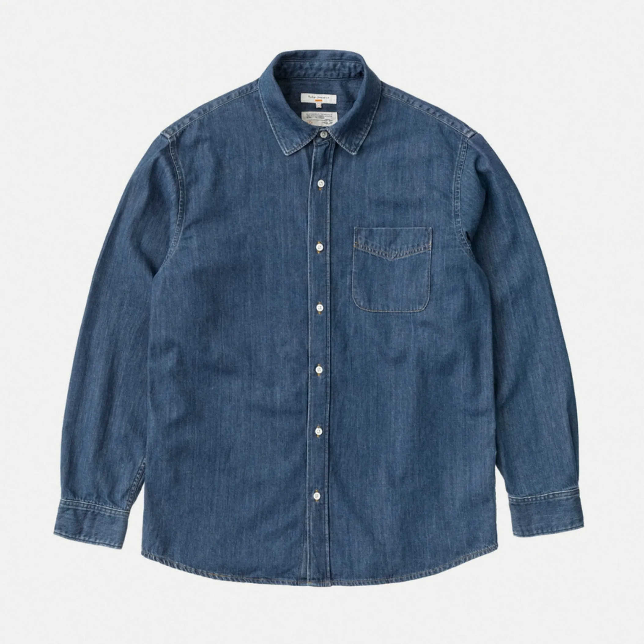 Filip Casual Denim Shirt (Some Kind of Blue)