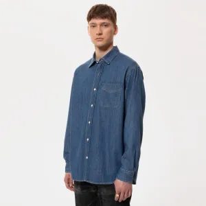 Filip Casual Denim Shirt (Some Kind of Blue)