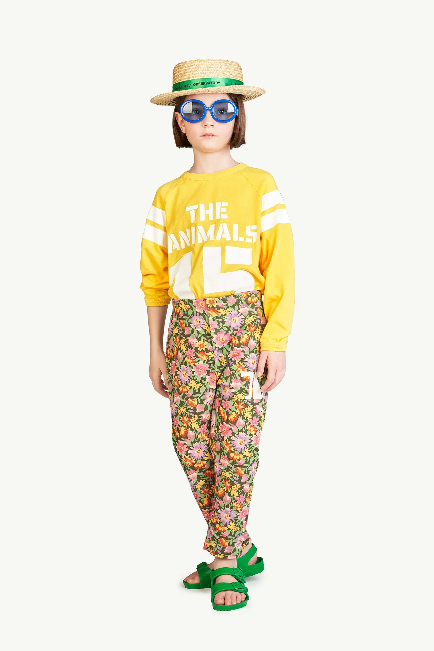 Flowers Beige Camaleon Pants