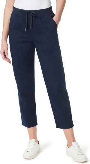 Gloria Vanderbilt Women's Pull on Drawstring Cargo Capri