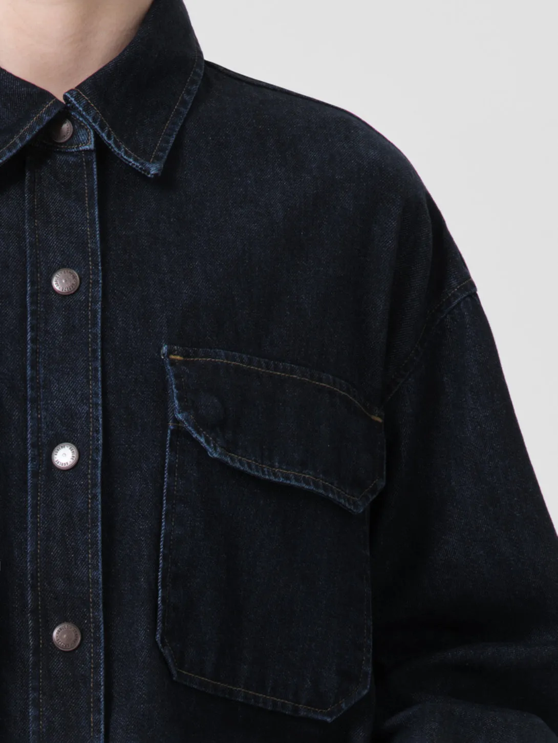 Gwen Slice Shirt - Rinse