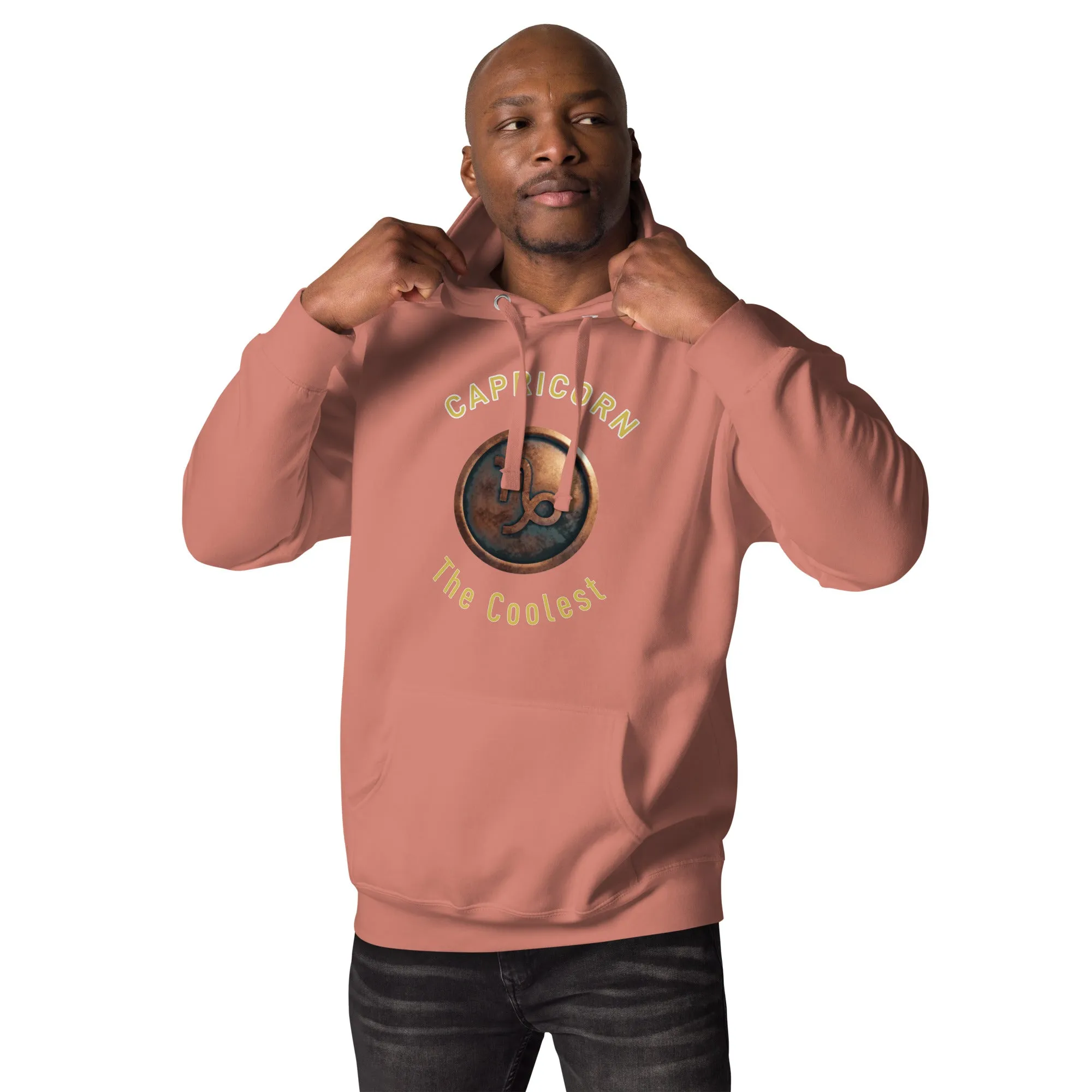 Hoodie Mens Designer (Hoodies Mens - Capricorn Zodiac Sign 0050)