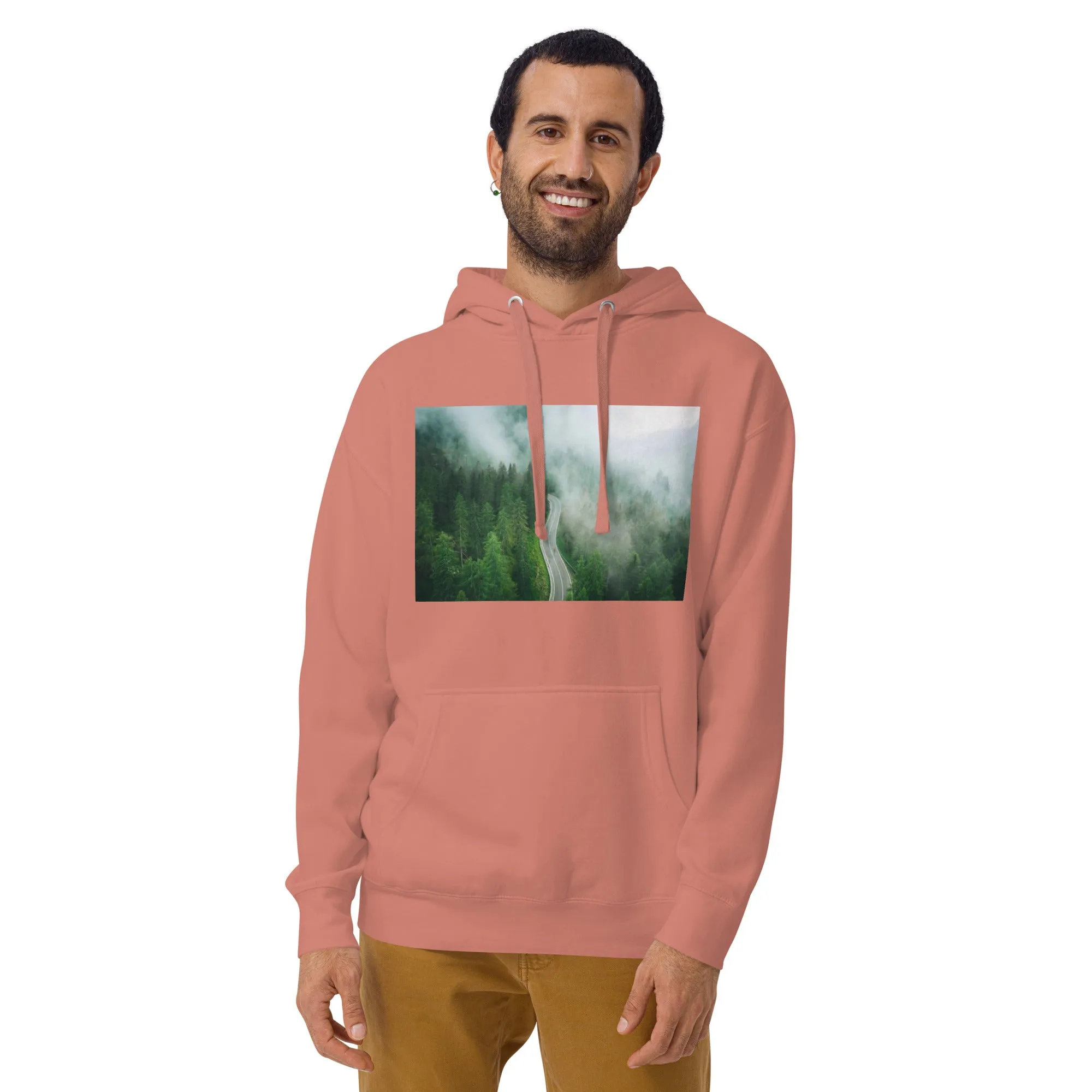 Hoodie Mens Designer (Hoodies Mens - Nature Forest 0019)
