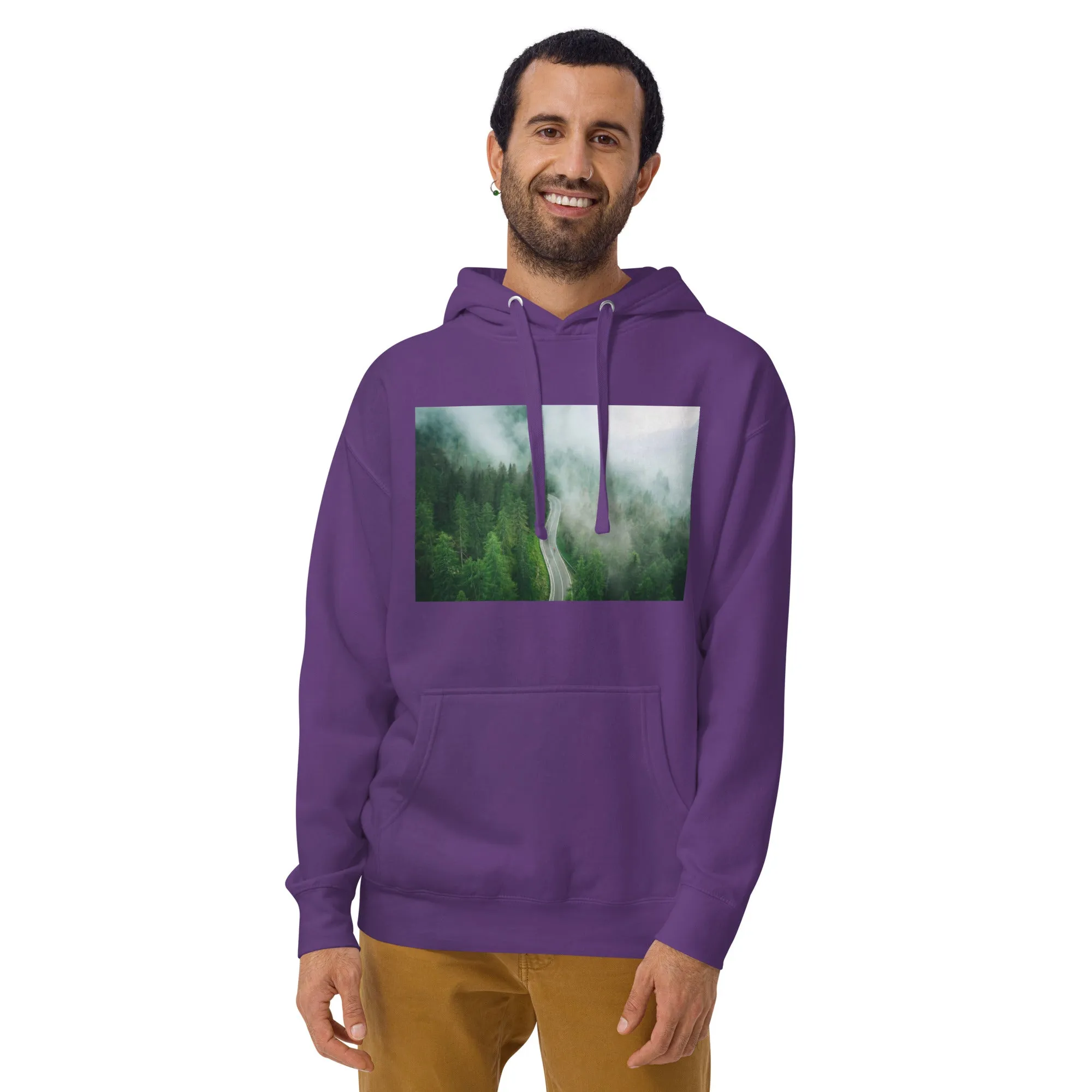 Hoodie Mens Designer (Hoodies Mens - Nature Forest 0019)