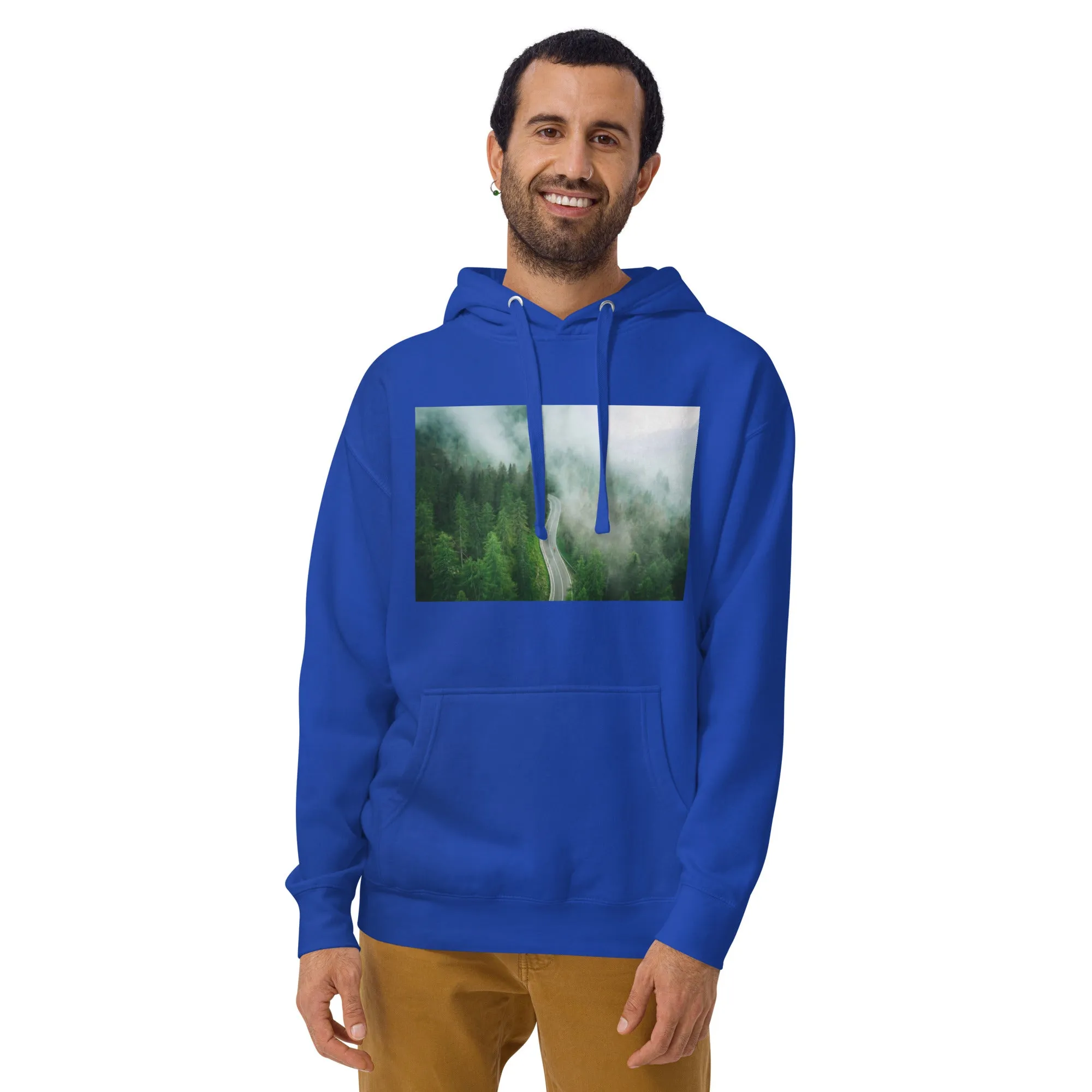 Hoodie Mens Designer (Hoodies Mens - Nature Forest 0019)