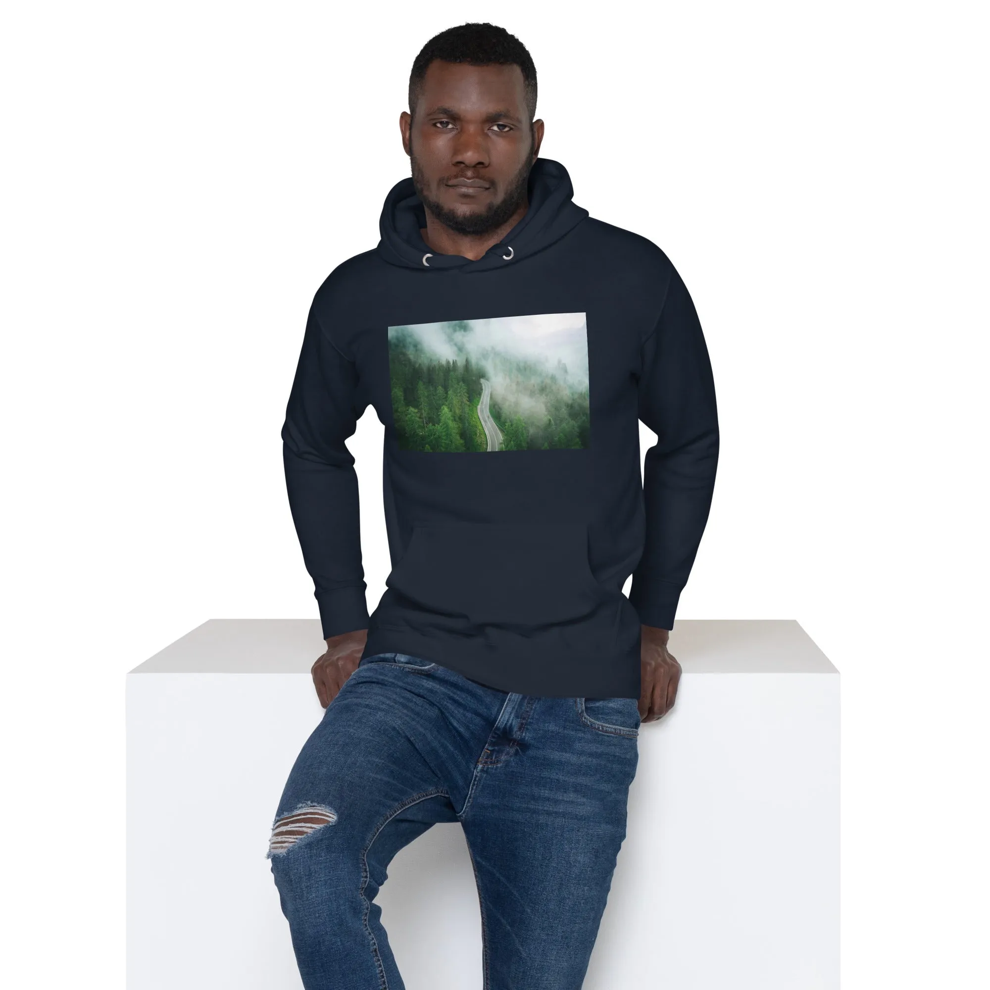 Hoodie Mens Designer (Hoodies Mens - Nature Forest 0019)