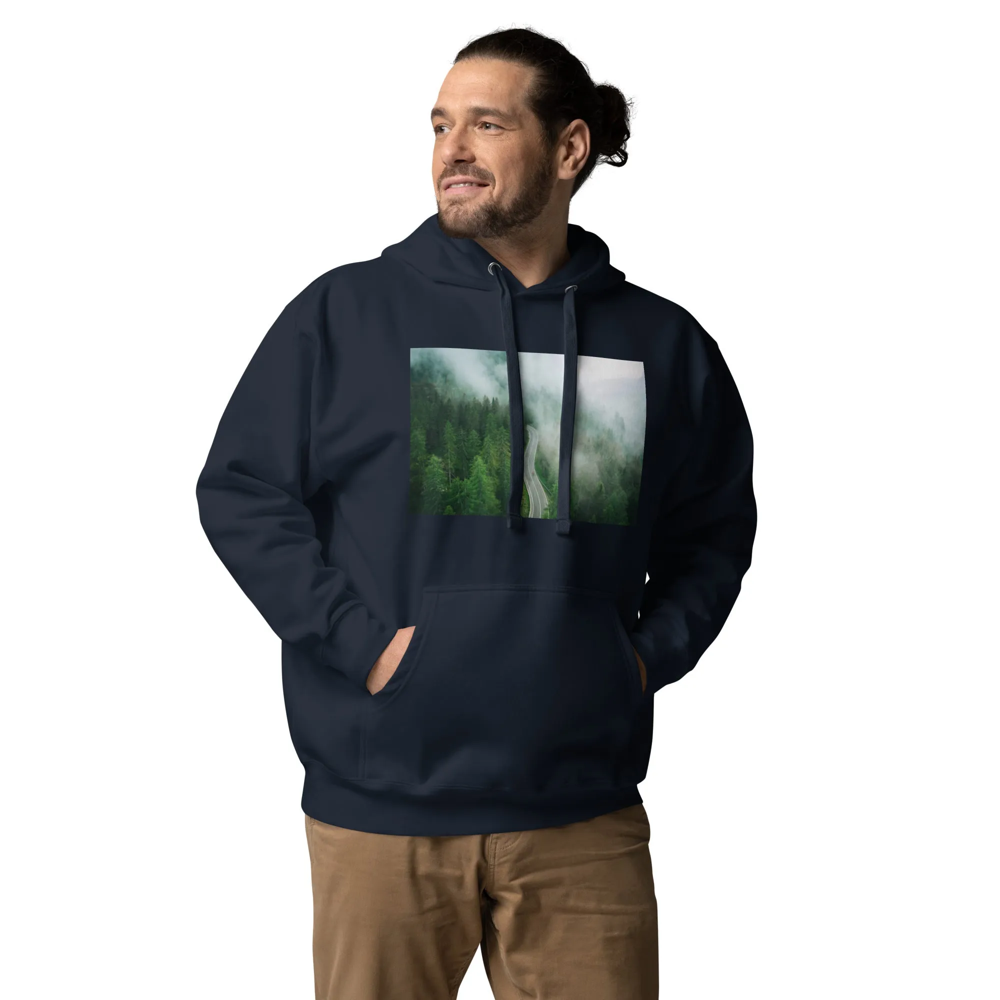 Hoodie Mens Designer (Hoodies Mens - Nature Forest 0019)