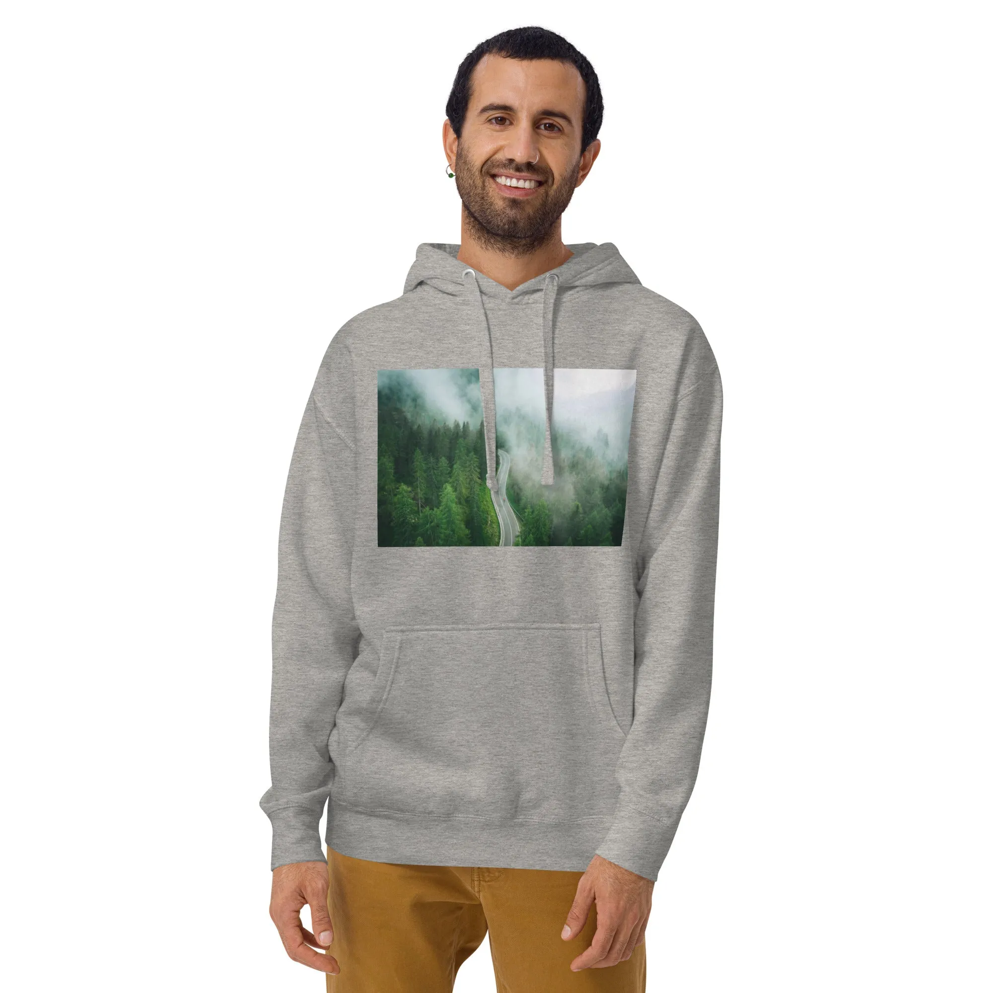 Hoodie Mens Designer (Hoodies Mens - Nature Forest 0019)