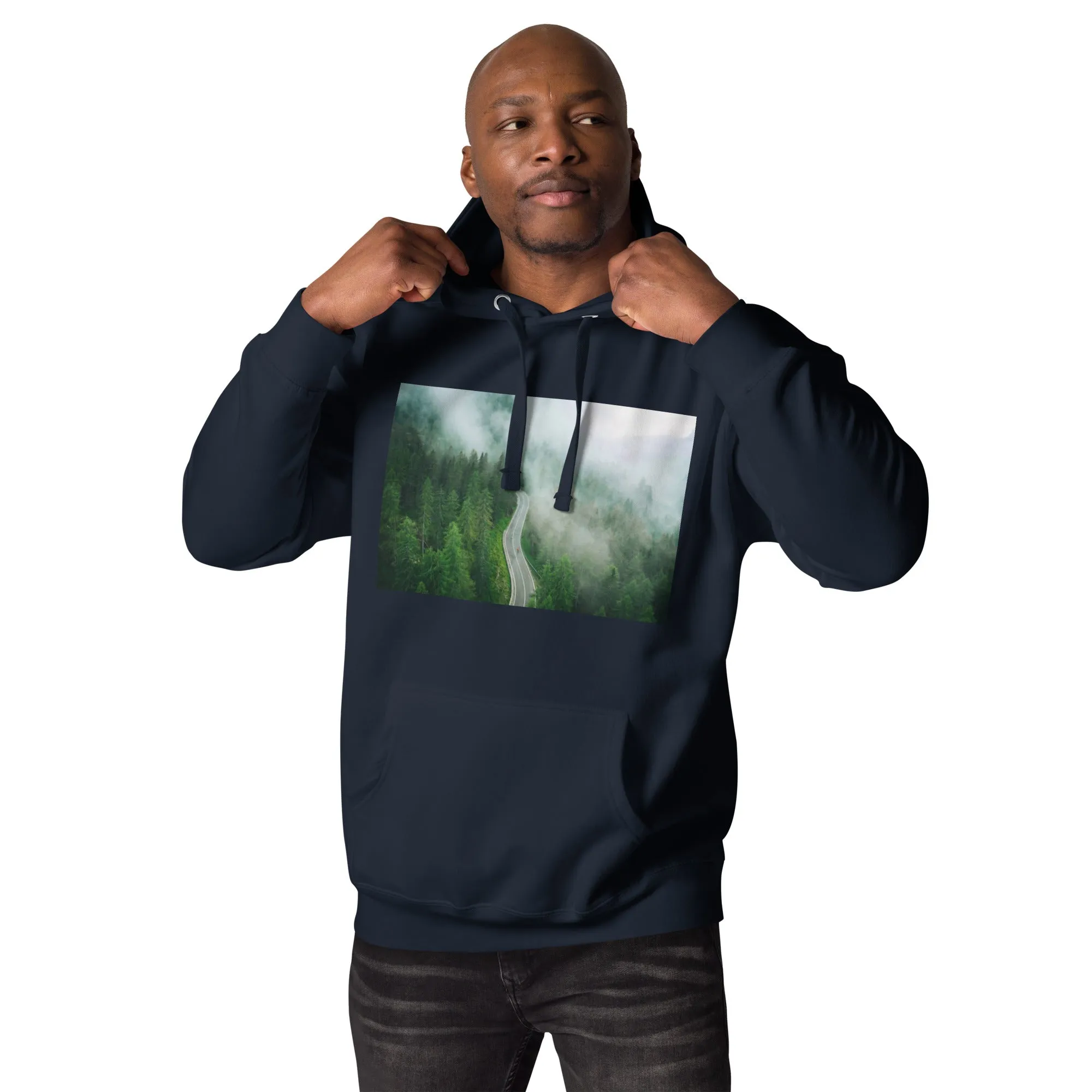 Hoodie Mens Designer (Hoodies Mens - Nature Forest 0019)