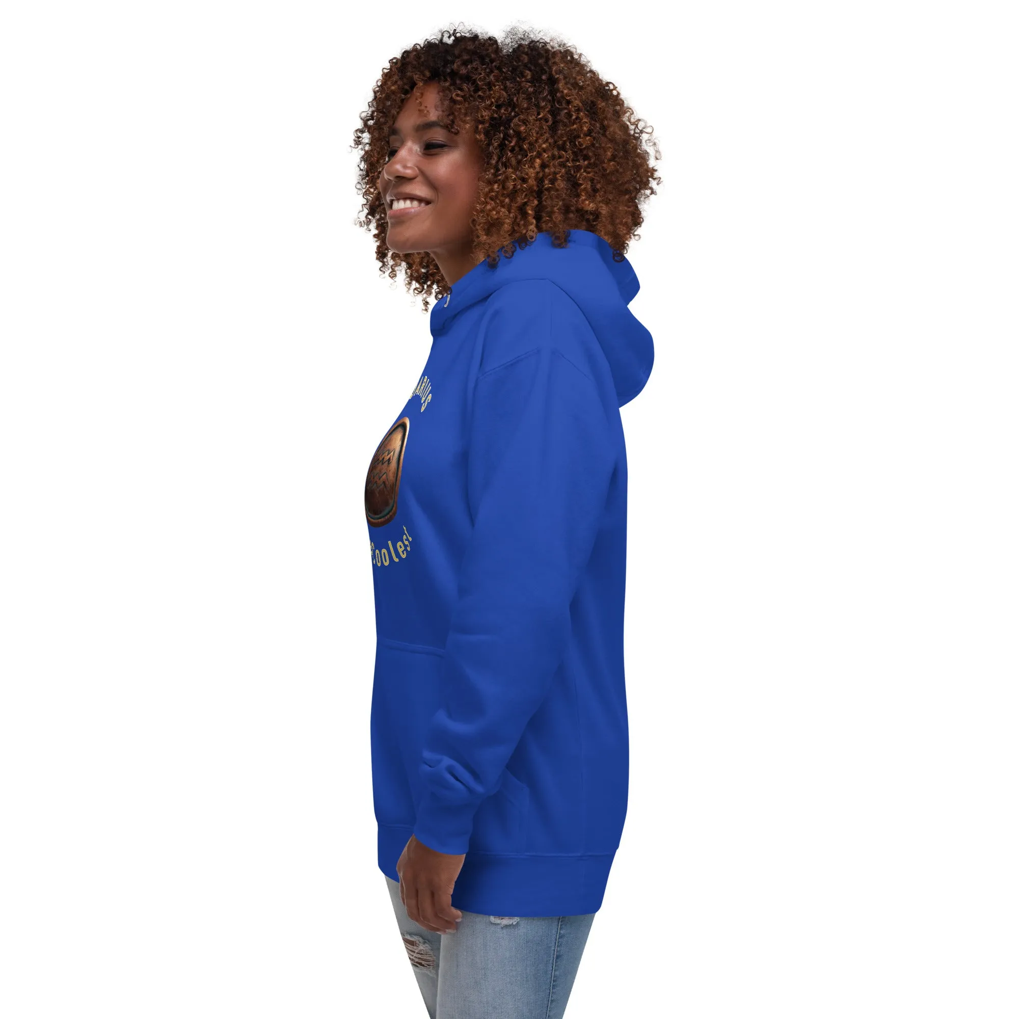 Hoodie Womens Designer (Hoodies Womens - Aquarius Zodiac Sign 0051)