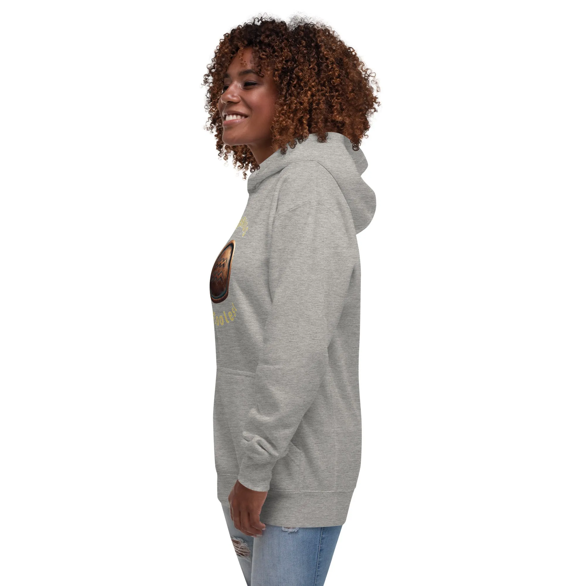 Hoodie Womens Designer (Hoodies Womens - Aquarius Zodiac Sign 0051)