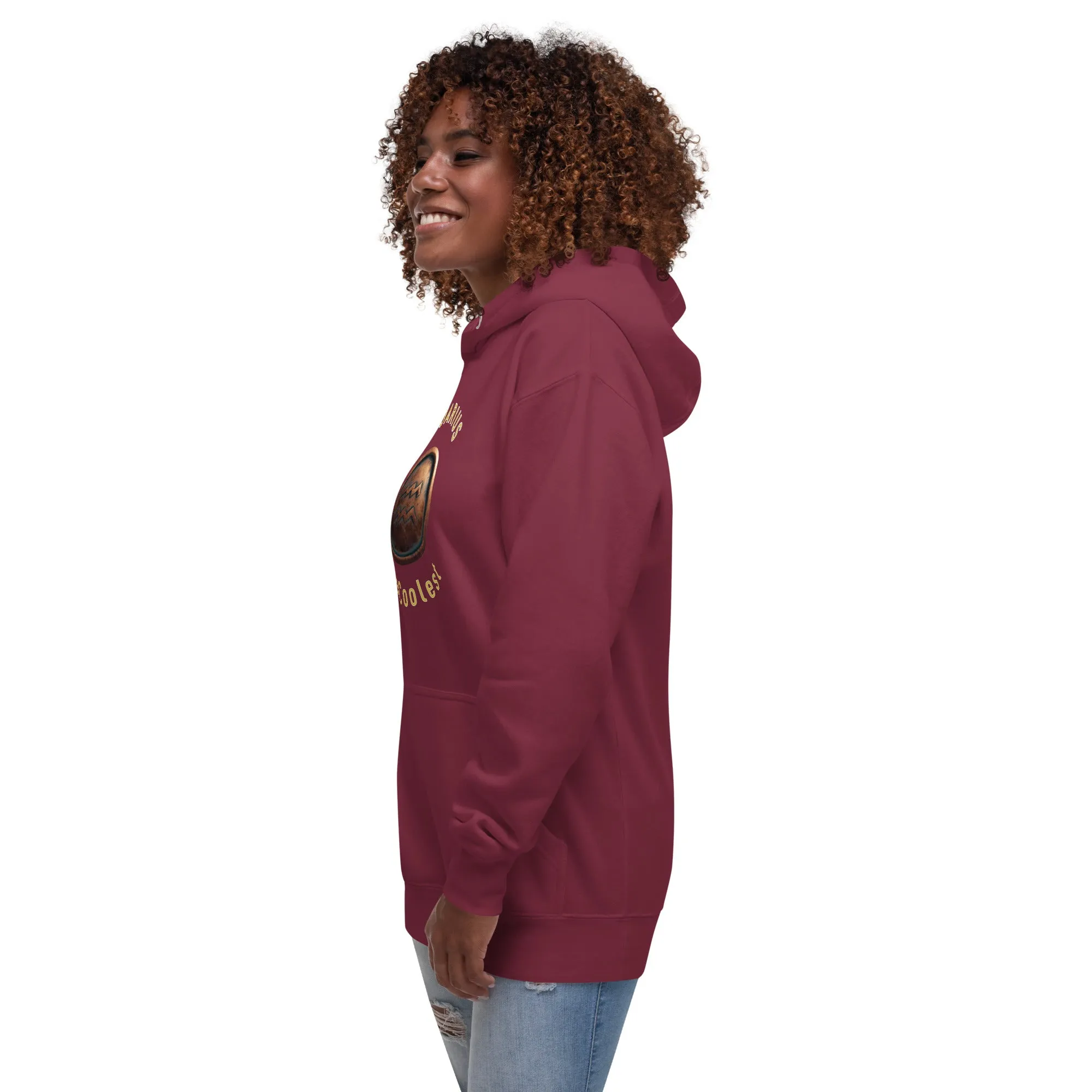 Hoodie Womens Designer (Hoodies Womens - Aquarius Zodiac Sign 0051)
