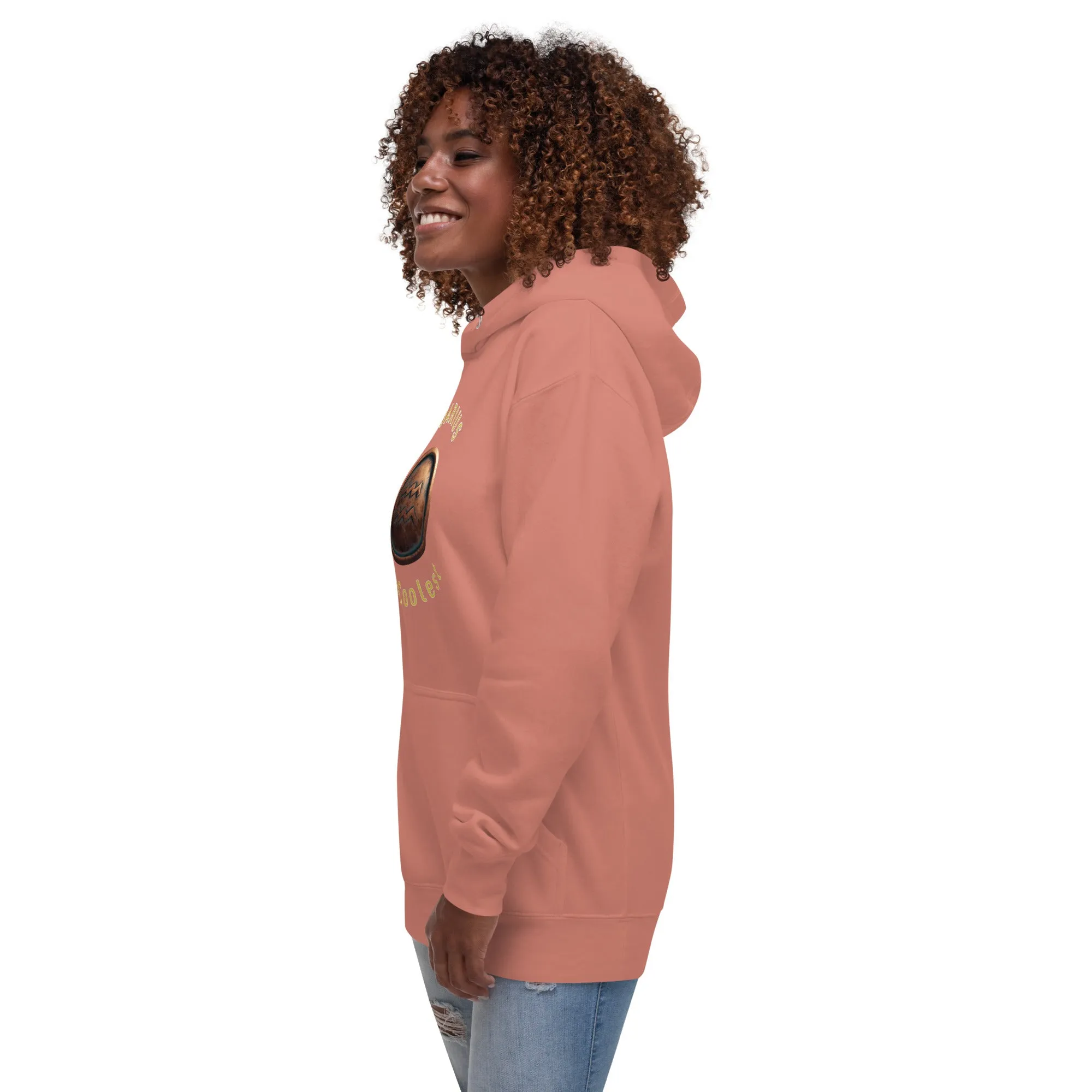 Hoodie Womens Designer (Hoodies Womens - Aquarius Zodiac Sign 0051)