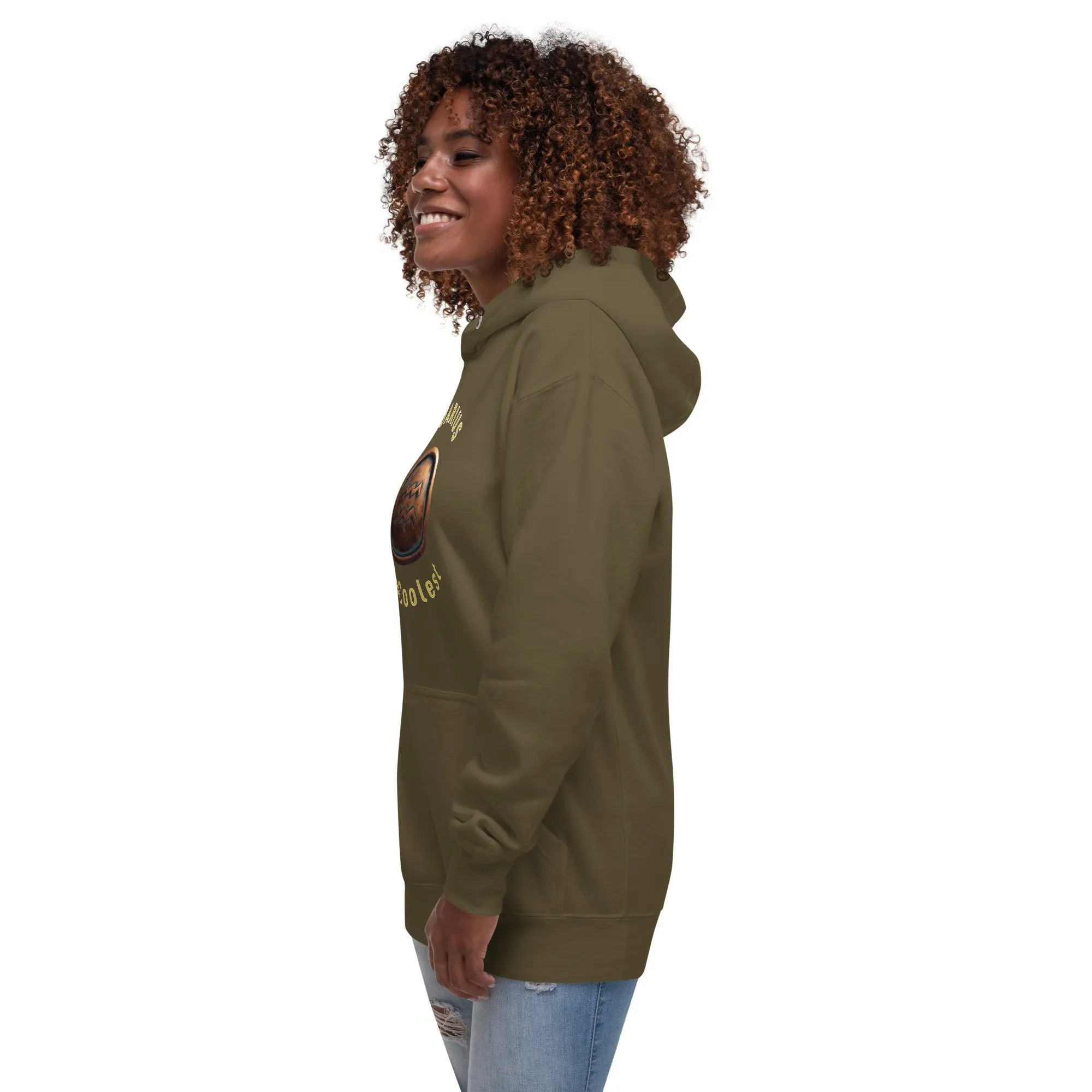 Hoodie Womens Designer (Hoodies Womens - Aquarius Zodiac Sign 0051)