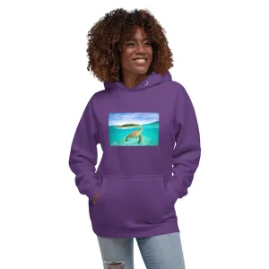 Hoodie Womens Designer (Hoodies Womens - Nature Seashore 006)