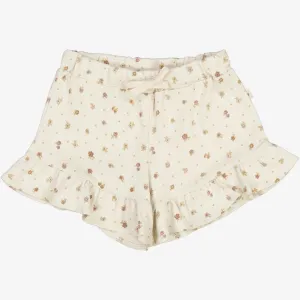 Jersey Shorts Deva - chalk flowers