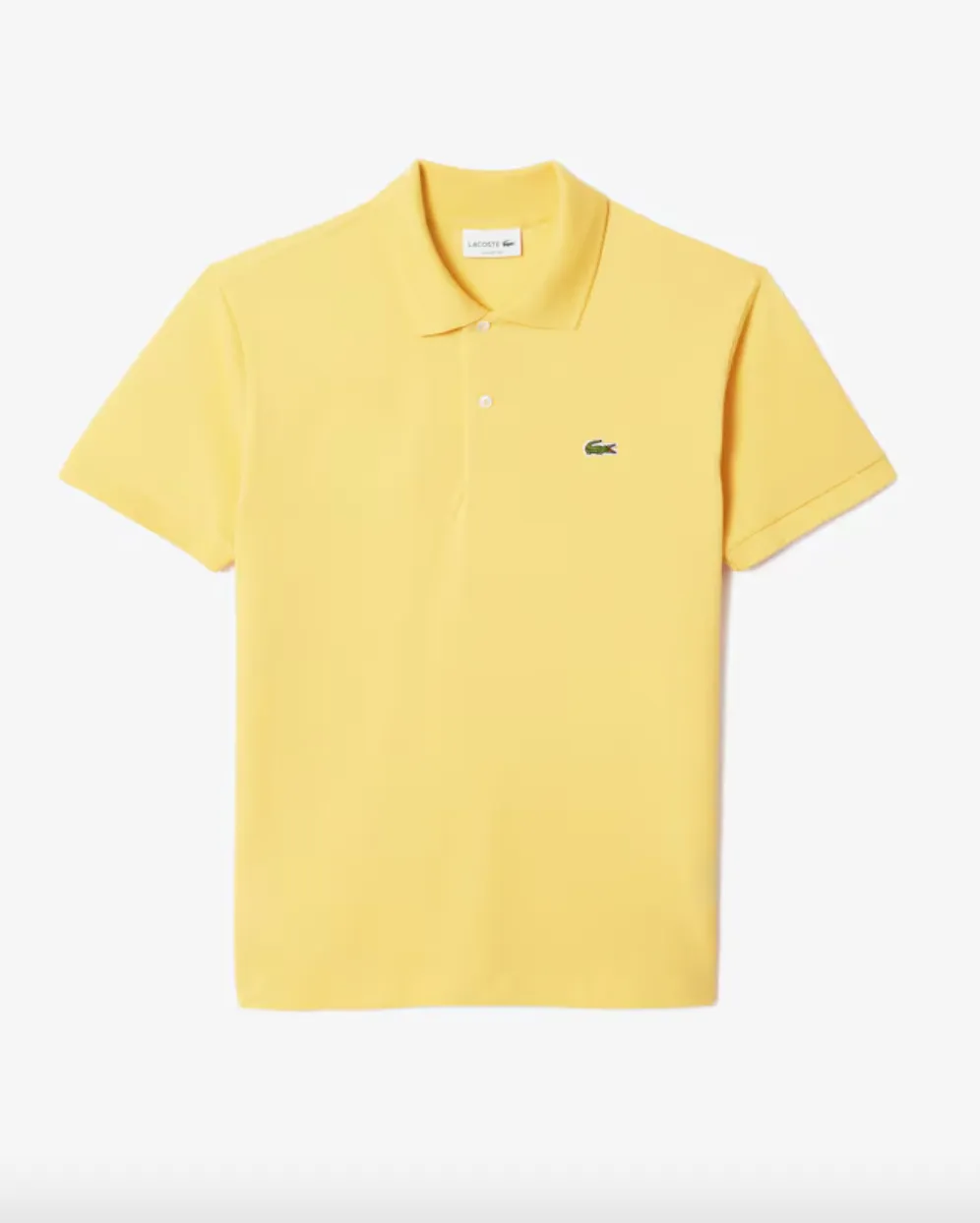 Lacoste - Classic Fit Original Piqué Yellow Cornsilk IY1 - Polo Shirt