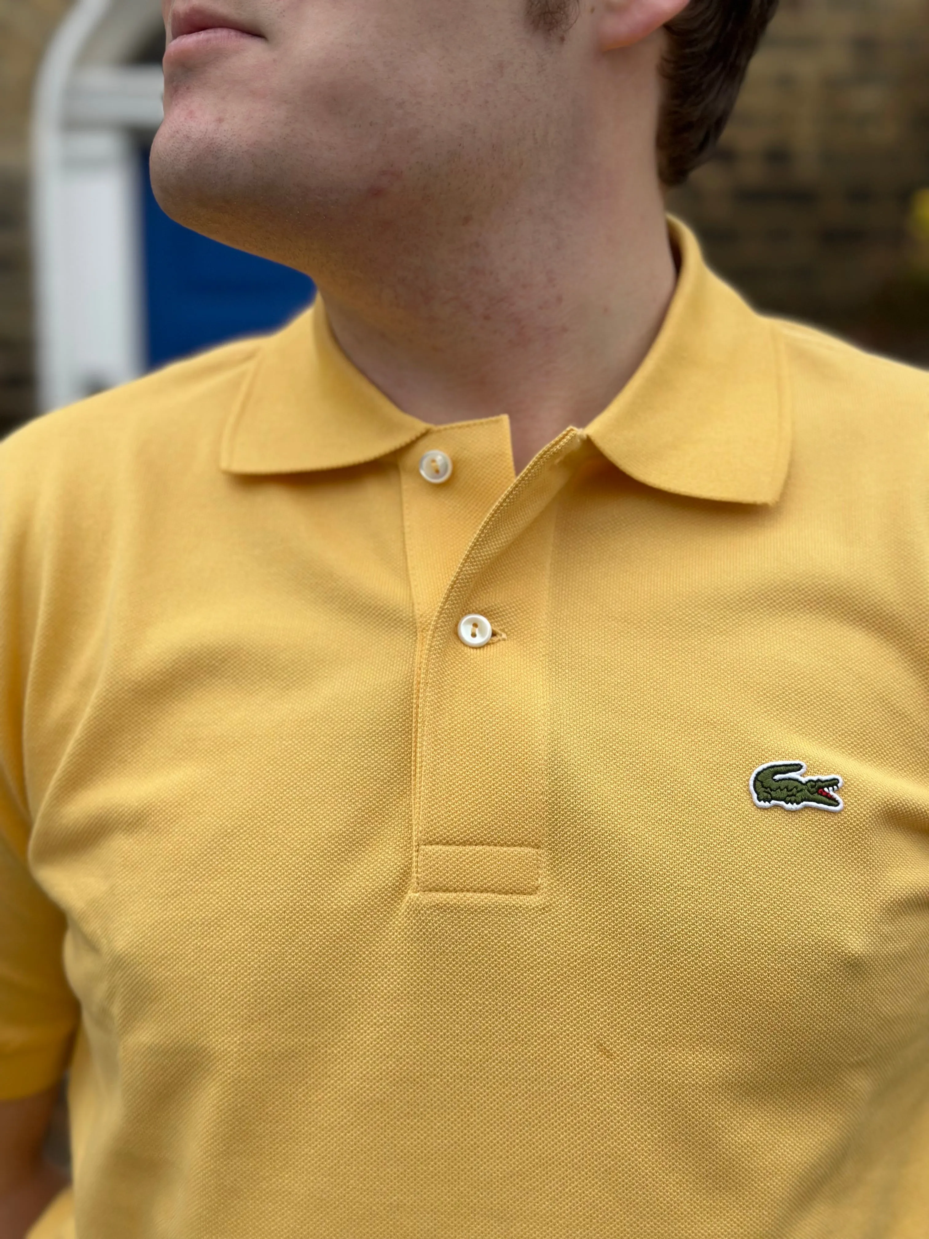 Lacoste - Classic Fit Original Piqué Yellow Cornsilk IY1 - Polo Shirt