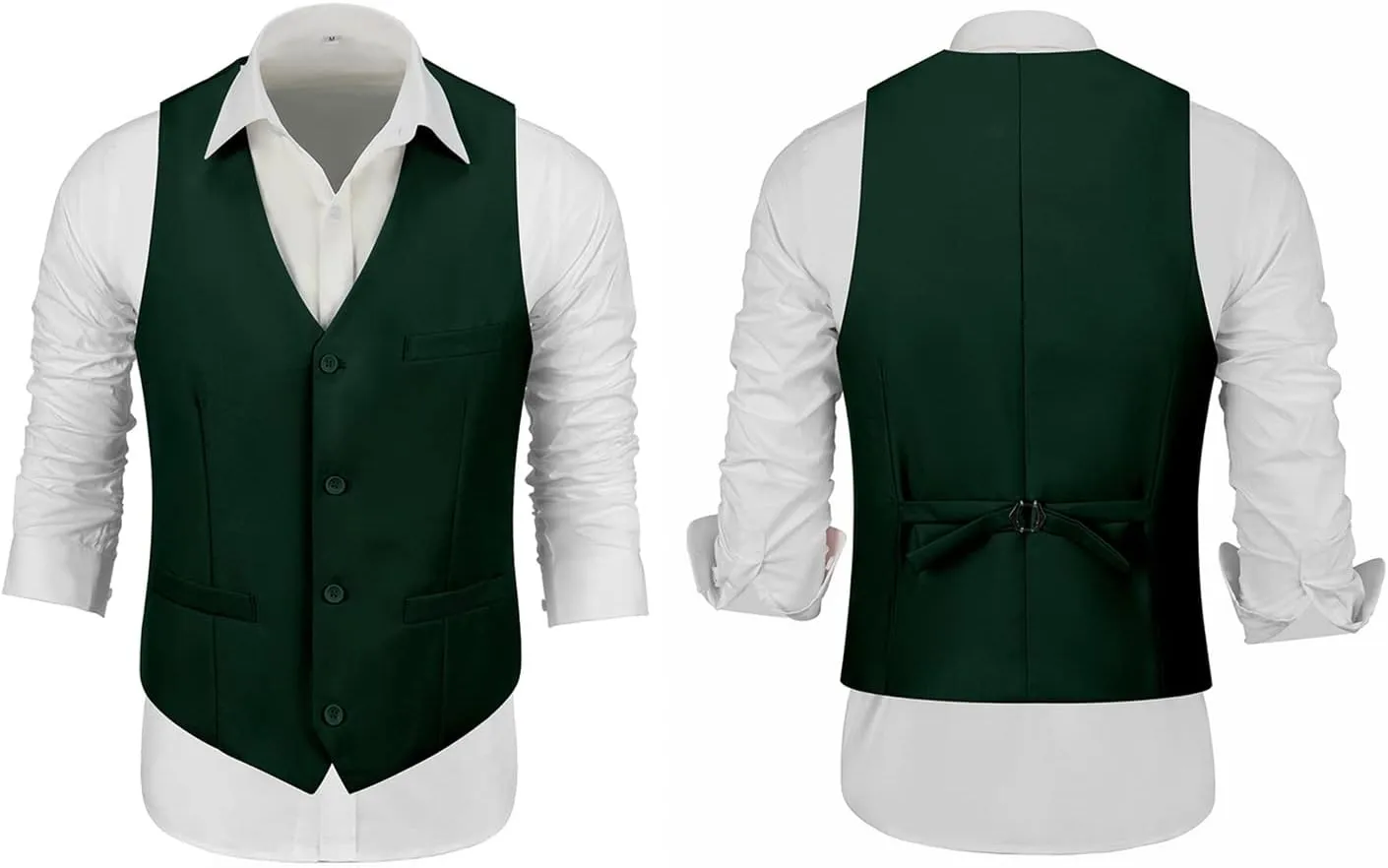 Mens Suits 3 Pieces Slim Fit Groomsmen Wedding Suit for Men Notched Lapel Formal Prom Tuxedos Jacket Pants Vest Set