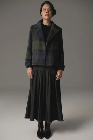 Nashia Pea Coat / Khaki-Ink
