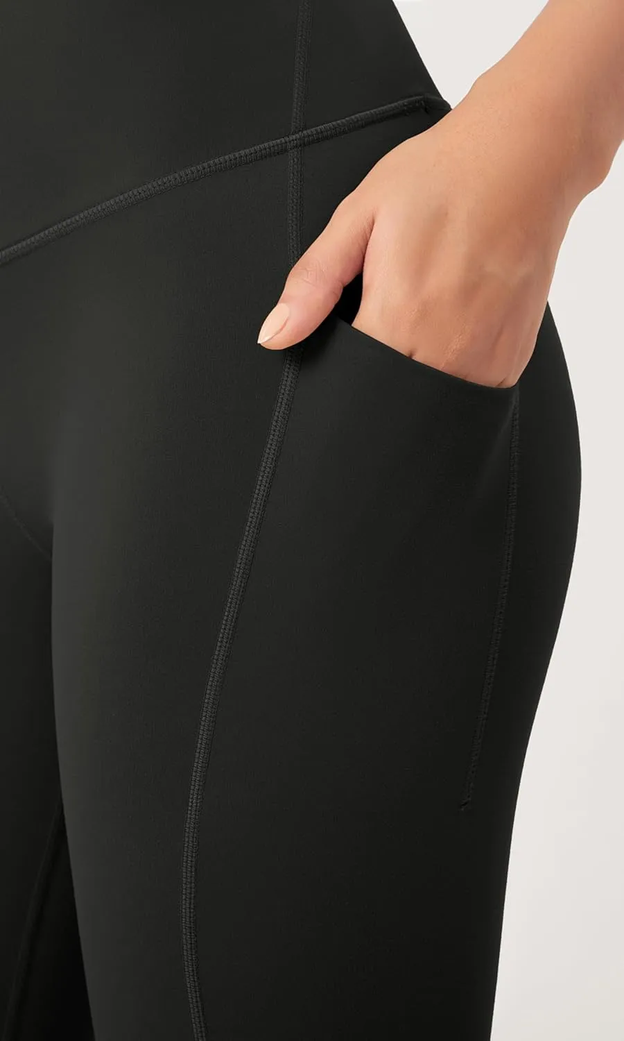 ODODOS 2-Pack 7/8 High Waist Workout Leggings with Pockets for Women, 25"/ 28" Tummy Control Athletic Yoga Pants